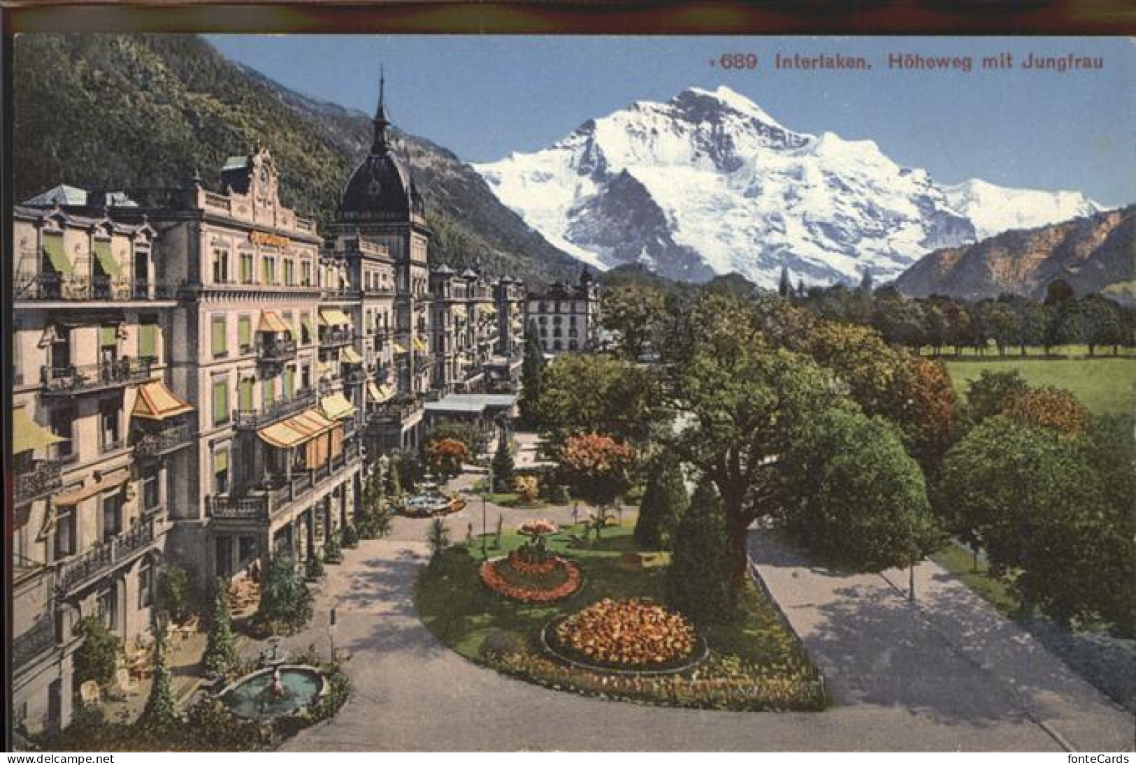 11294480 Interlaken BE Hoeheweg Mit Jungfrau Interlaken - Autres & Non Classés