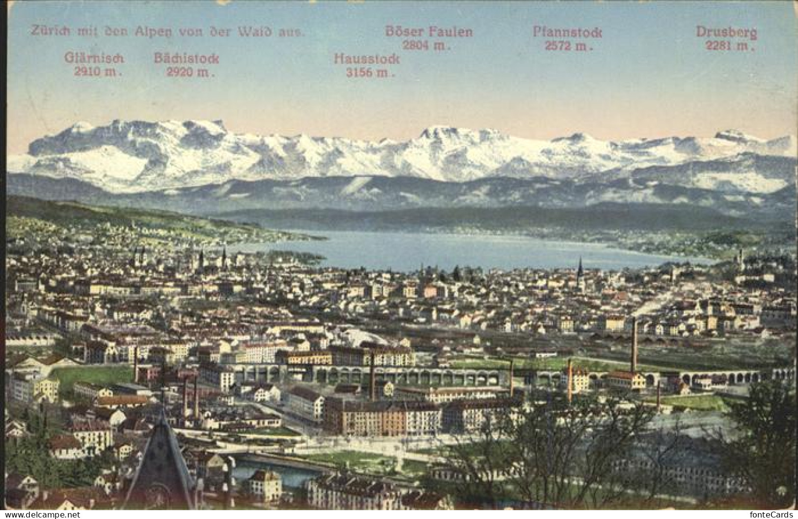 11294468 Zuerich Stadt See Alpen Zuerich - Sonstige & Ohne Zuordnung