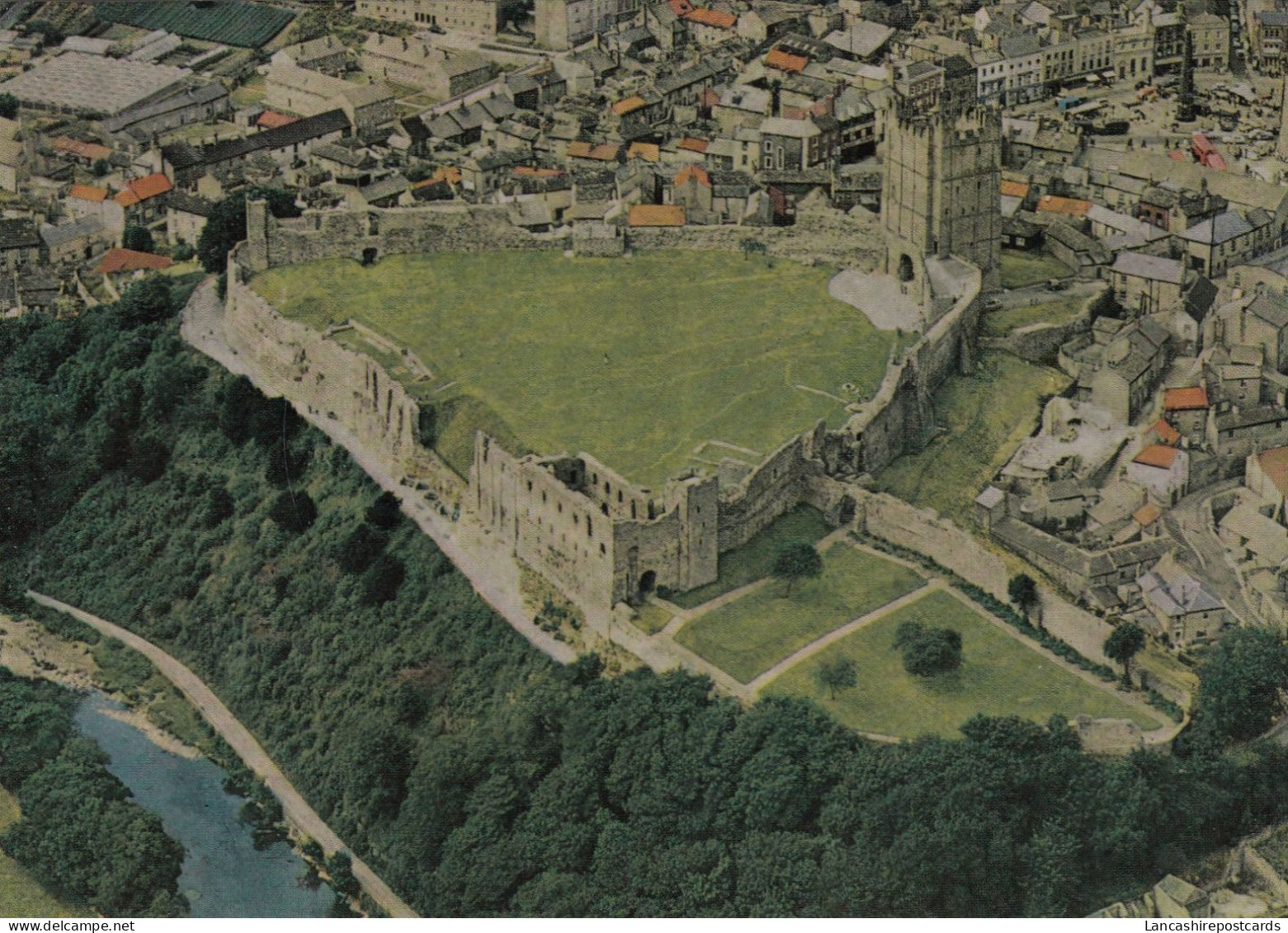 Postcard Richmond Castle North Yorkshire My Ref B26485 - Sonstige & Ohne Zuordnung