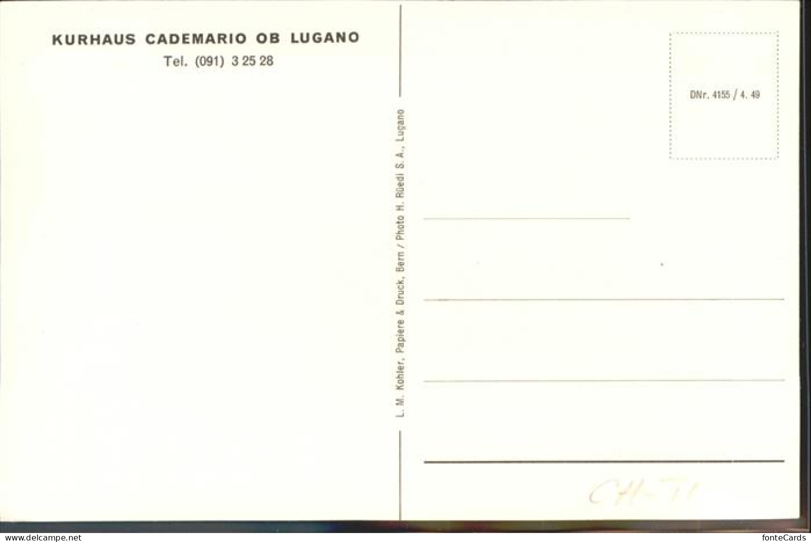 11294310 Cademario Lugano Cademario - Other & Unclassified