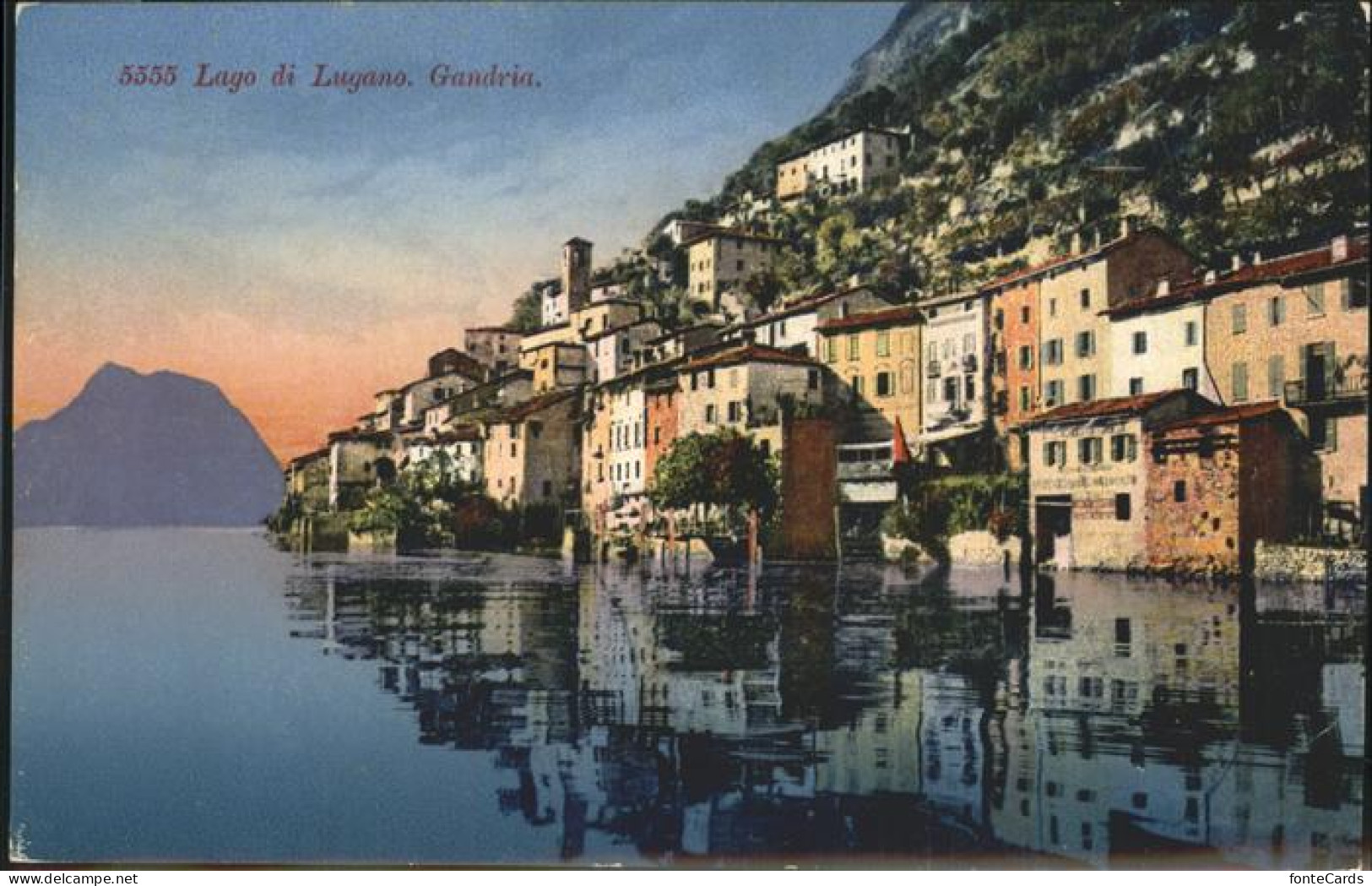 11294287 Gandria Lago Di Lugano Lago Di Laguna Gandria - Autres & Non Classés