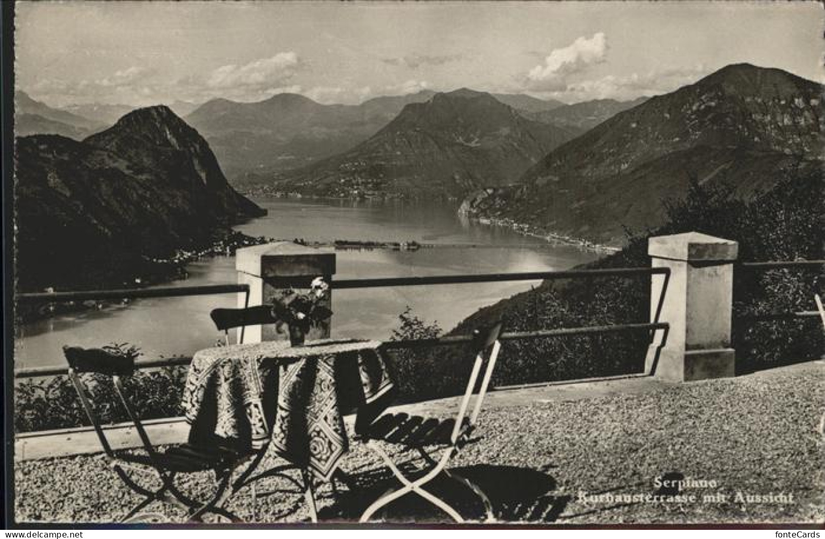 11294208 Serpiano TI Kurhausterrasse Lugano - Autres & Non Classés