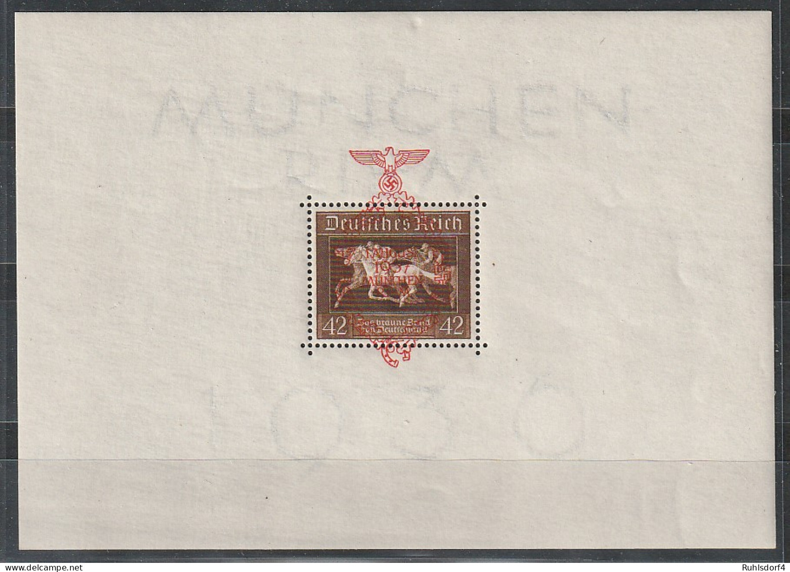 3. Reich: Block 10 Postfrisch (MNH), Geprüft Schlegel BPP - Autres & Non Classés