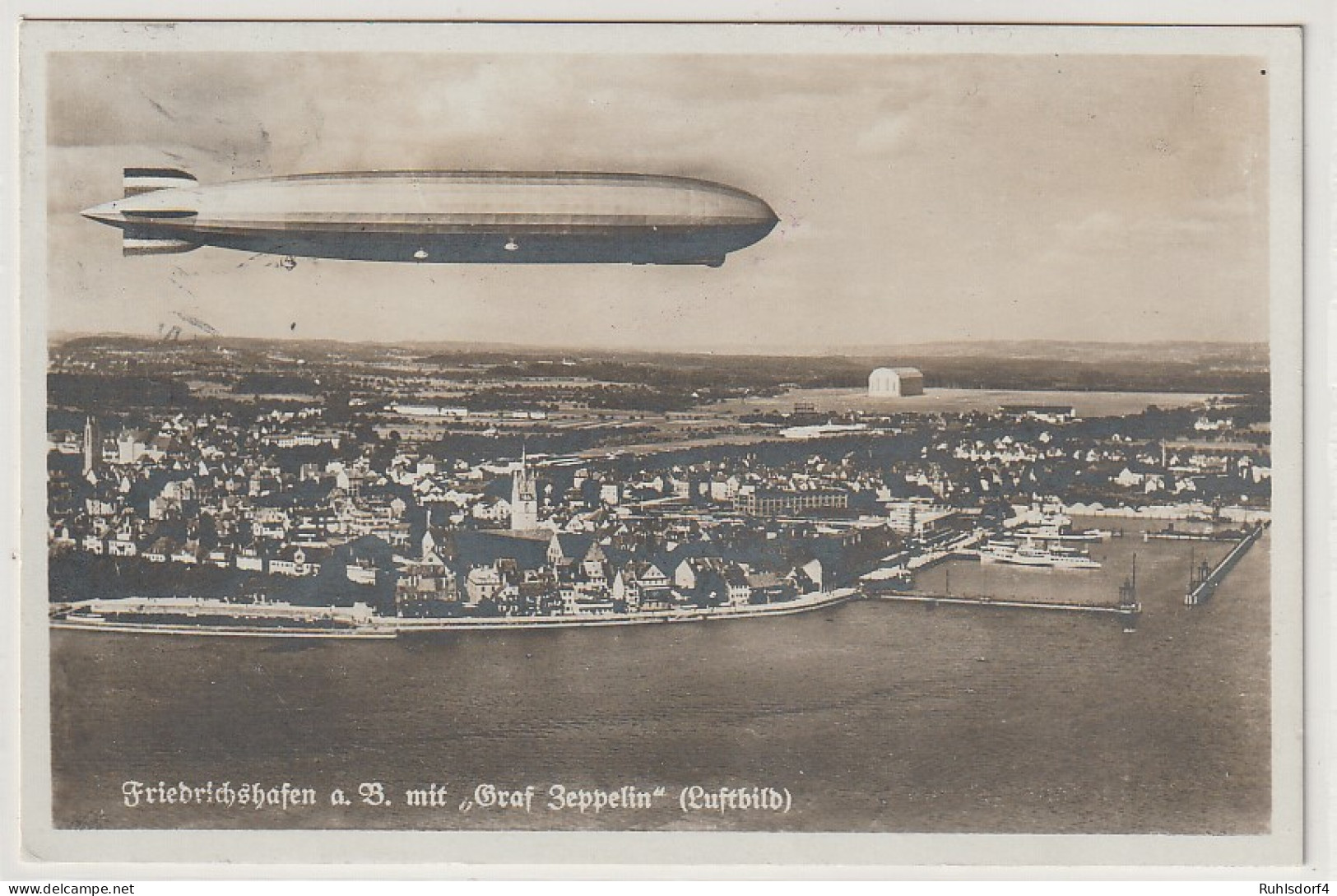 Zeppelin-Souvenirkarte - Zeppelins