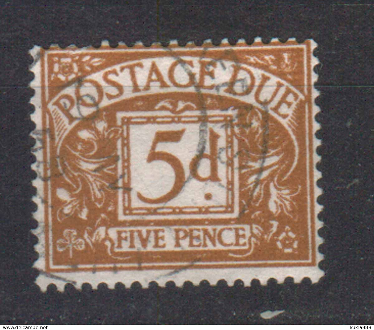 GB  STAMP 1954 POSTAGE DUE   5d, Mi.#43, USED - Impuestos