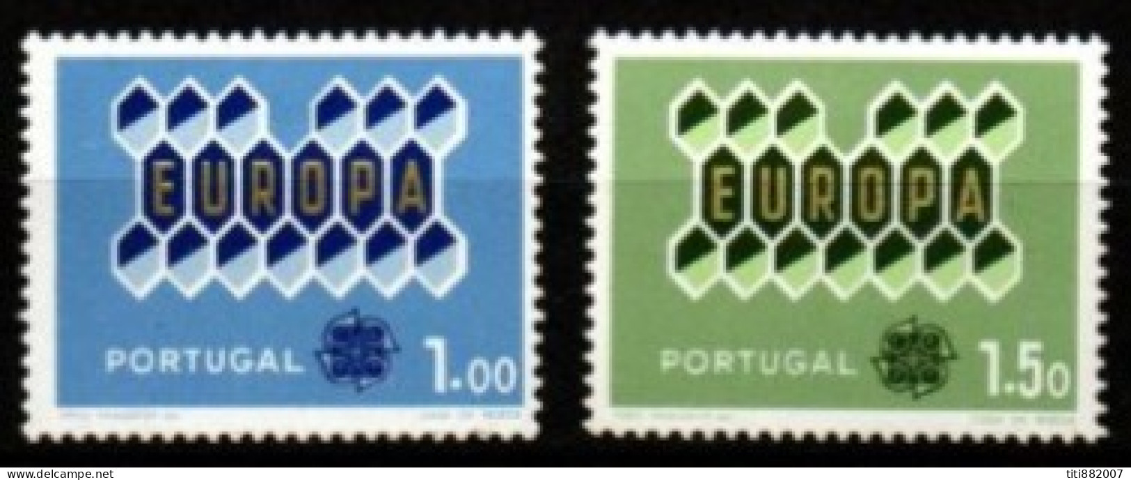 PORTUGAL  -   1962.  Y&T N° 908 / 909 **.  EUROPA - Ongebruikt