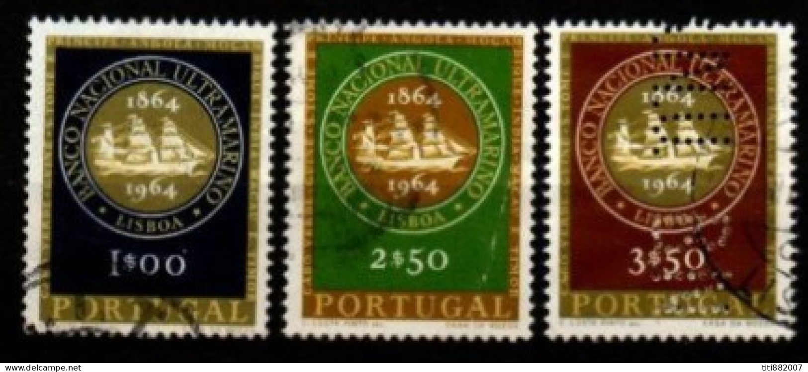 PORTUGAL  -   1964.  Y&T N° 938 / 940 Oblitérés  .Banque - Gebruikt