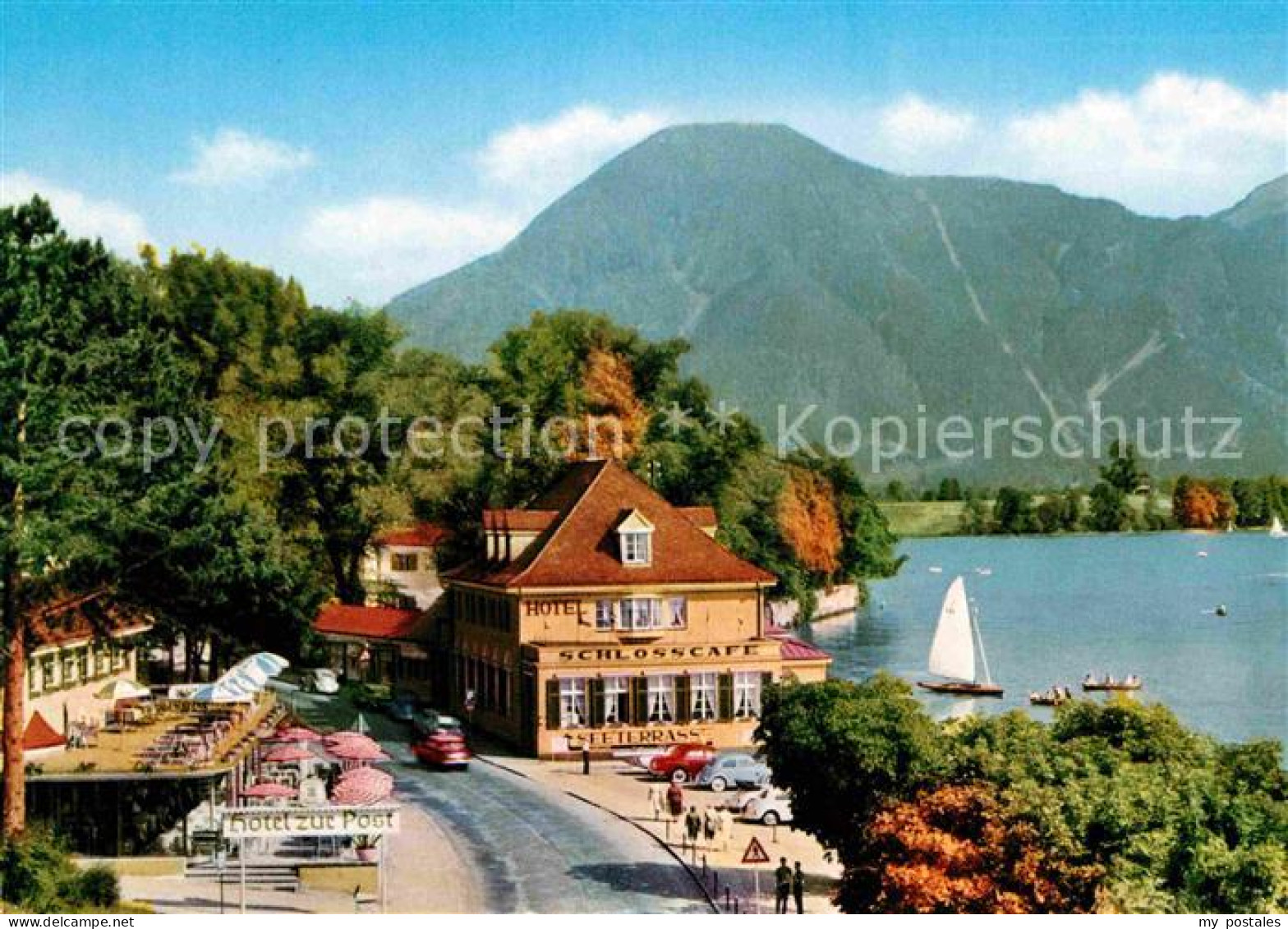 72626599 Tegernsee Seehotel Alte Post Und Schlosscafe Mit Wallberg Bayerische Vo - Tegernsee