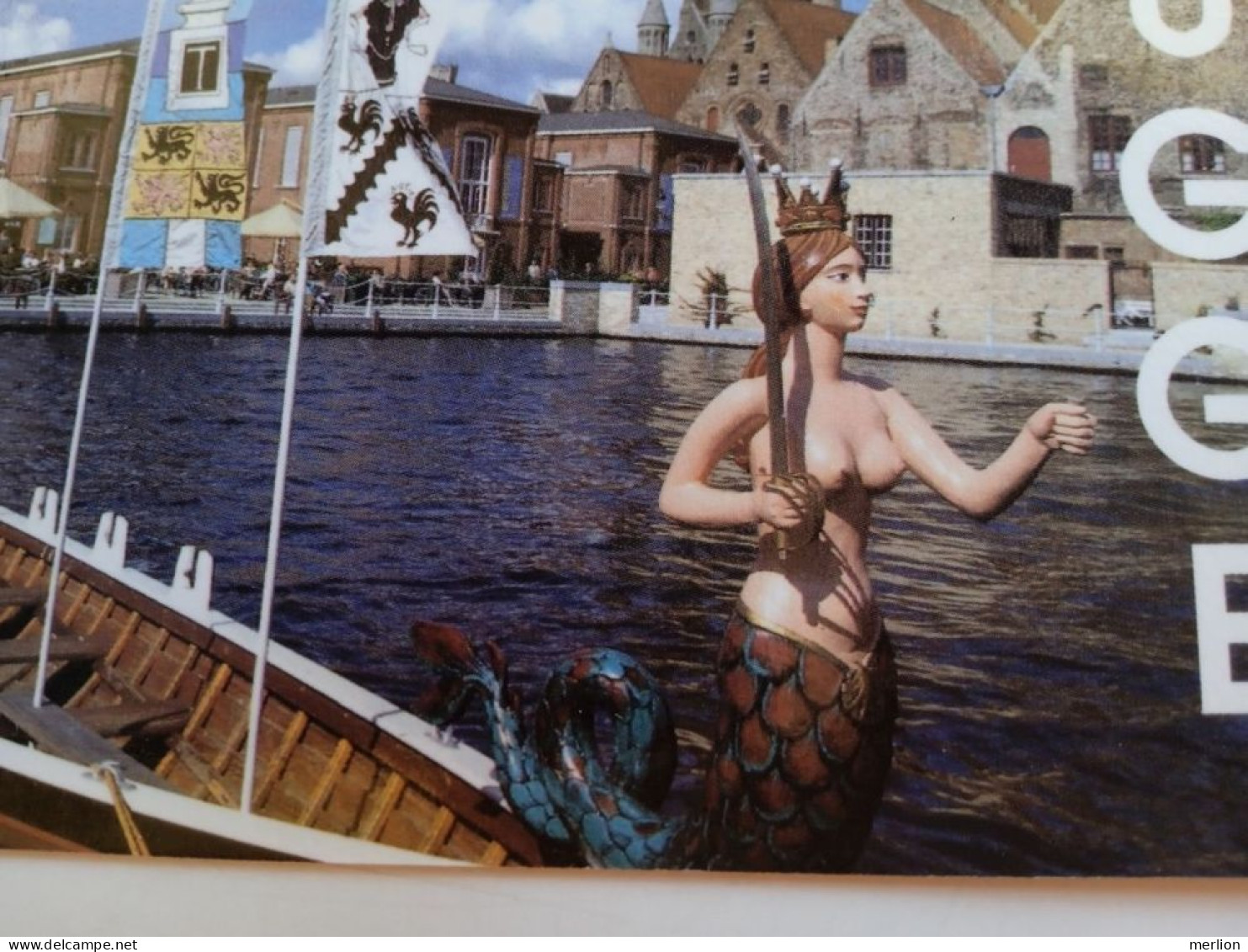 D202884   CPM  AK - Bruges  Brugge -Boat - Siréne - Mermaid - Brugge