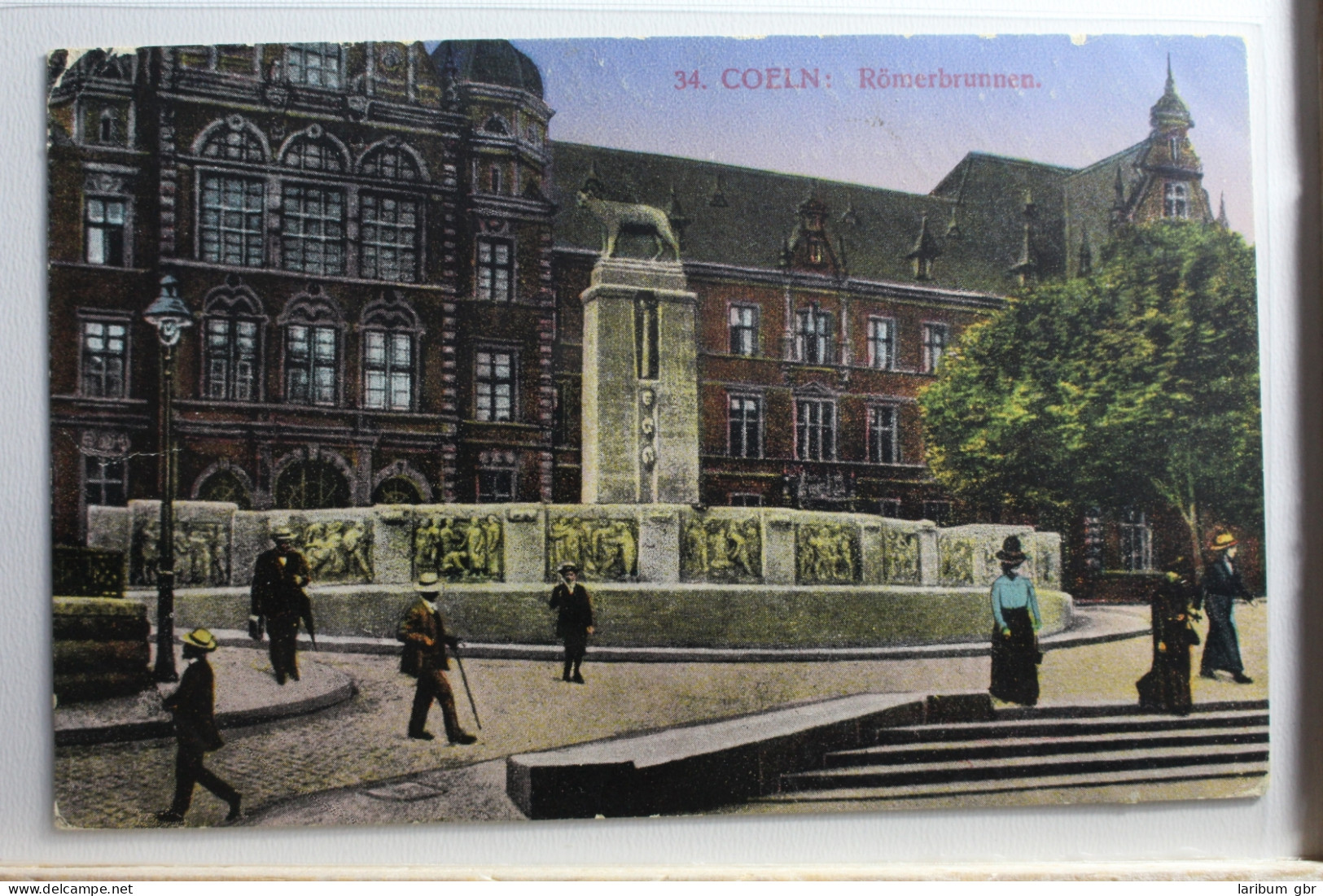 AK Köln Römerbrunnen Feldpost 1916 Gebraucht #PE025 - Sonstige & Ohne Zuordnung