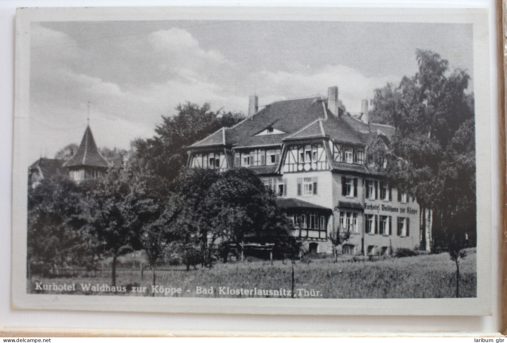 AK Bad Klosterlausnitz Kurhotel Waldhaus Zur Köppe 1954 Gebraucht #PF120 - Autres & Non Classés
