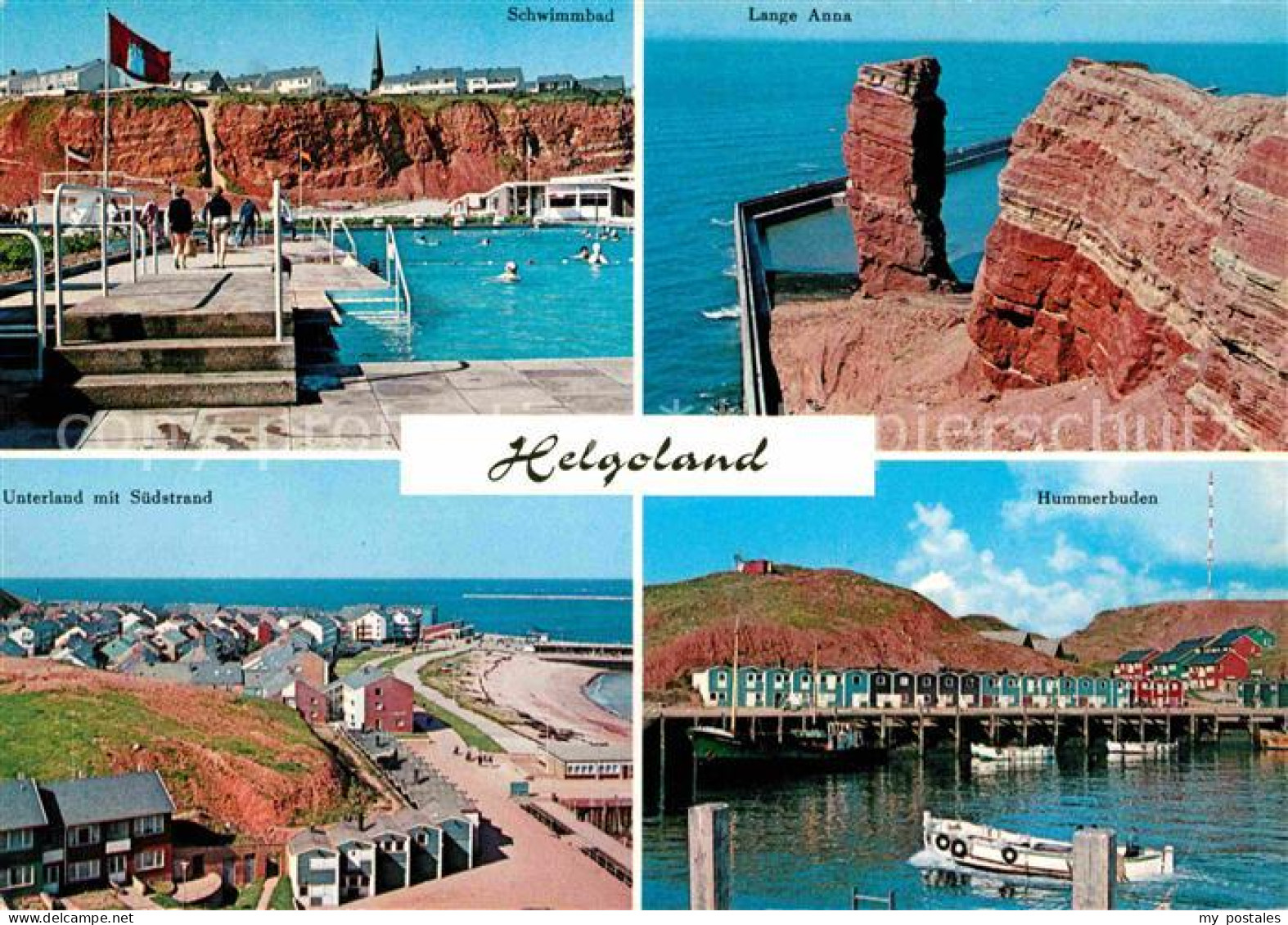 72626399 Helgoland Schwimmbad Lange Anne Unterland Suedstrand Hummerbuden Helgol - Helgoland