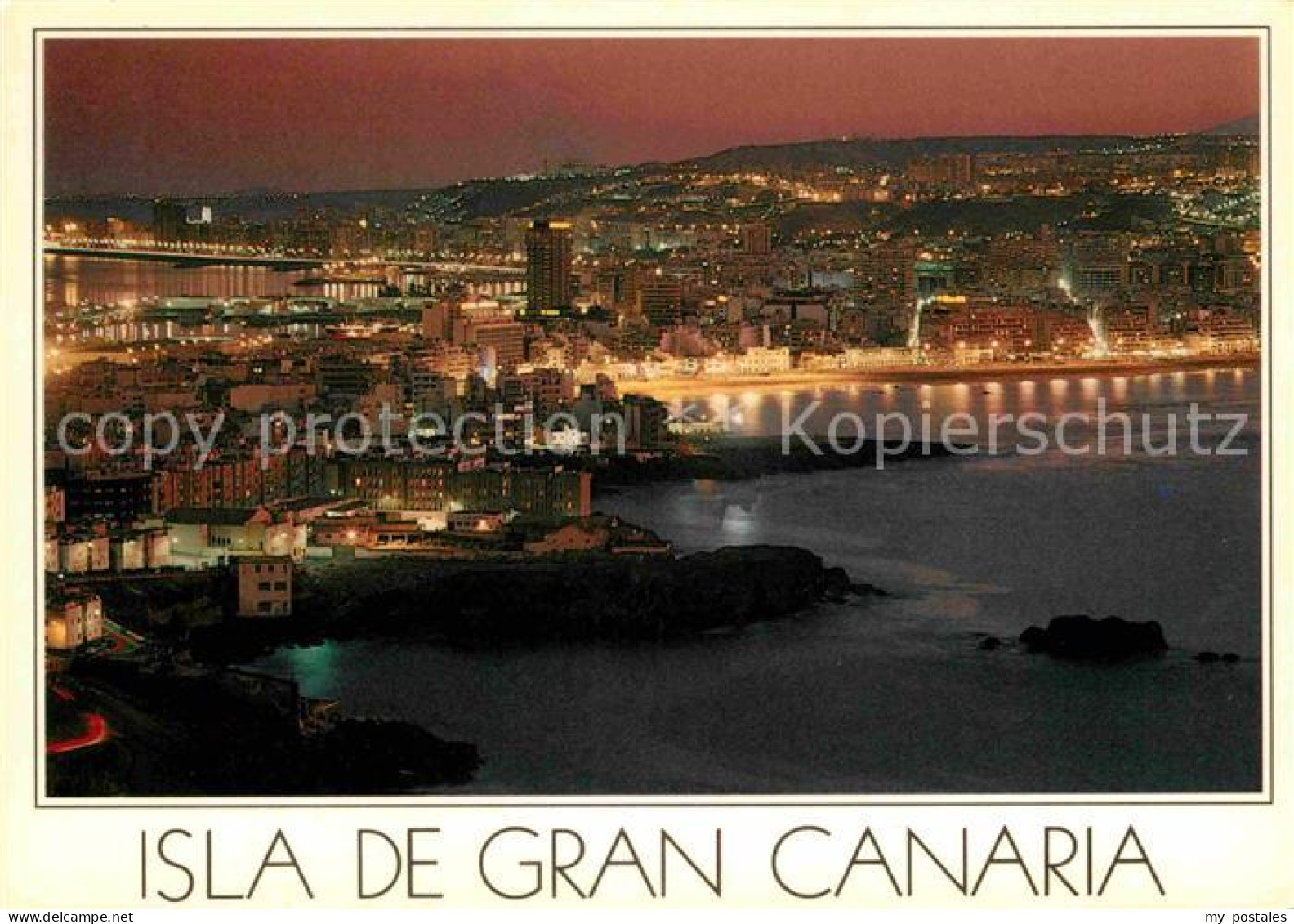 72624706 Las Palmas Gran Canaria Bei Nacht Las Palmas Gran Canaria - Sonstige & Ohne Zuordnung