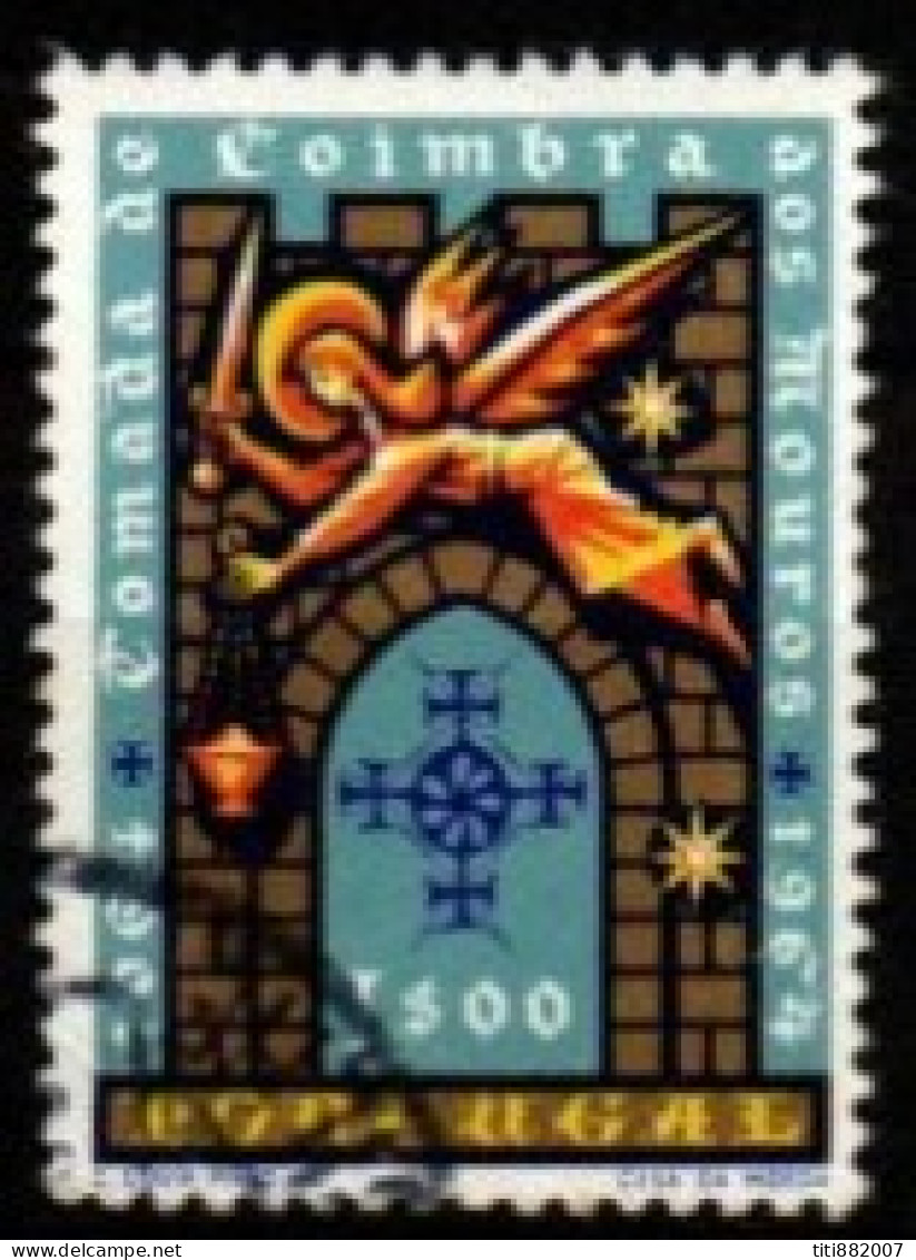 PORTUGAL  -   1965.  Y&T N° 960 Oblitéré   . Ange - Gebruikt