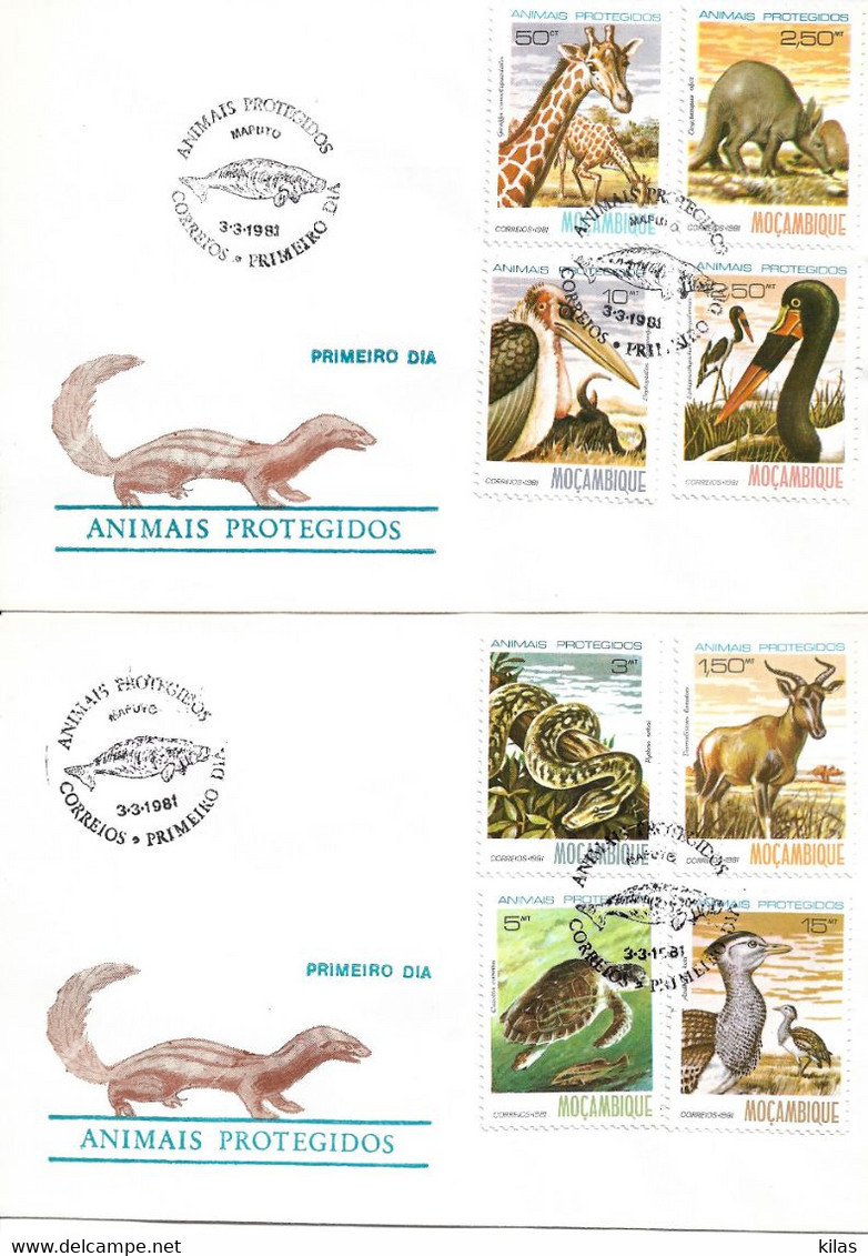 MOZAMBIQUE 1981 Fauna FDC - Mozambique