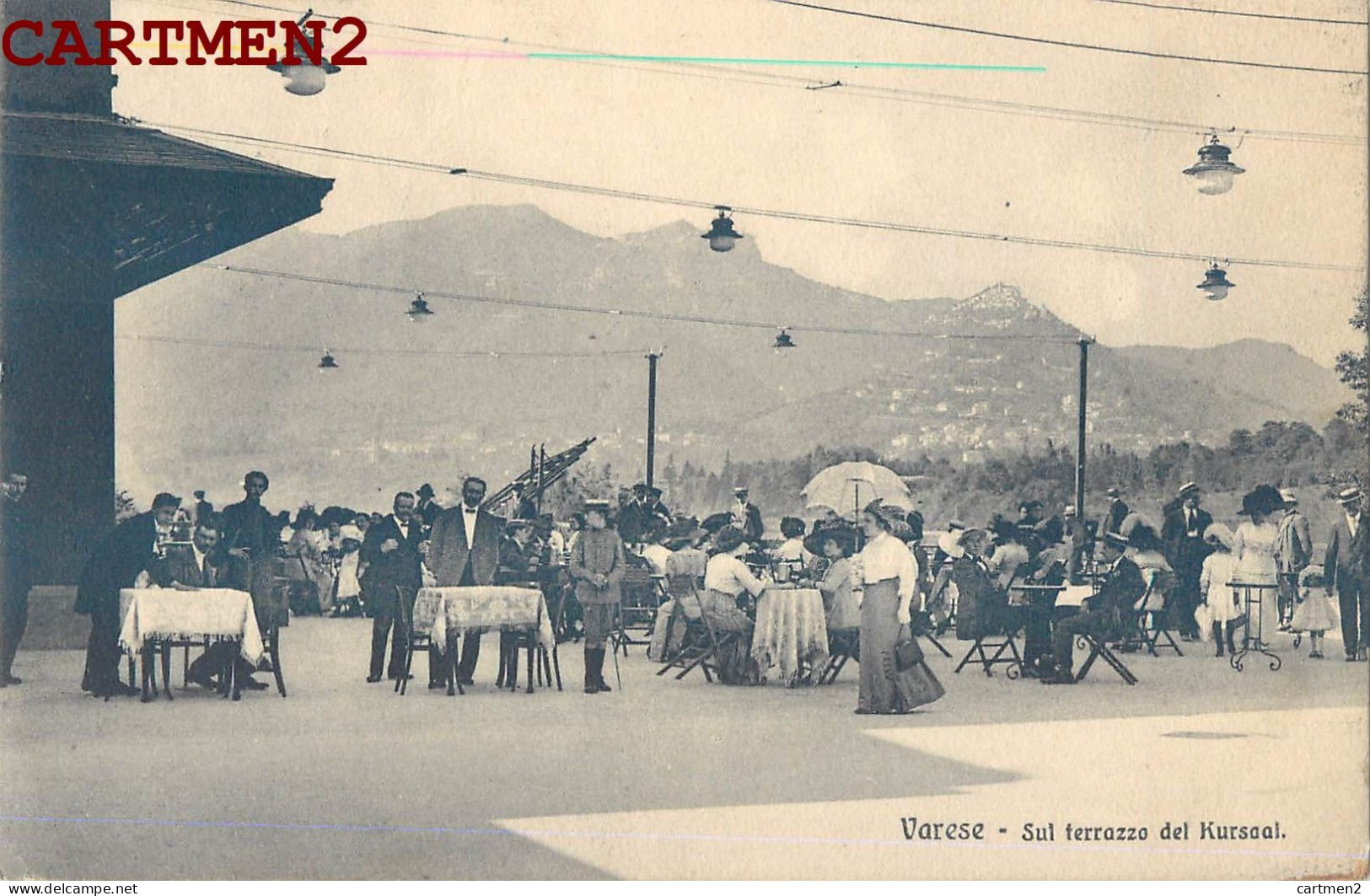 VARESE SUL TERRAZZO DEL KURSAAL ITALIA - Varese