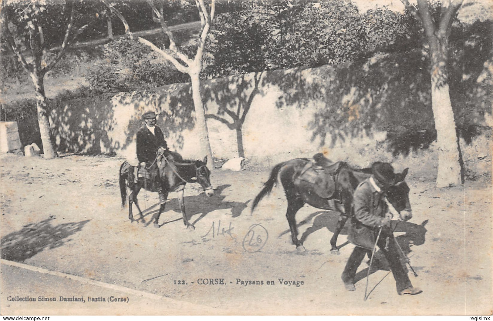 20-SCENE CORSE-PAYSANS EN VOYAGE-N°2152-B/0311 - Autres & Non Classés