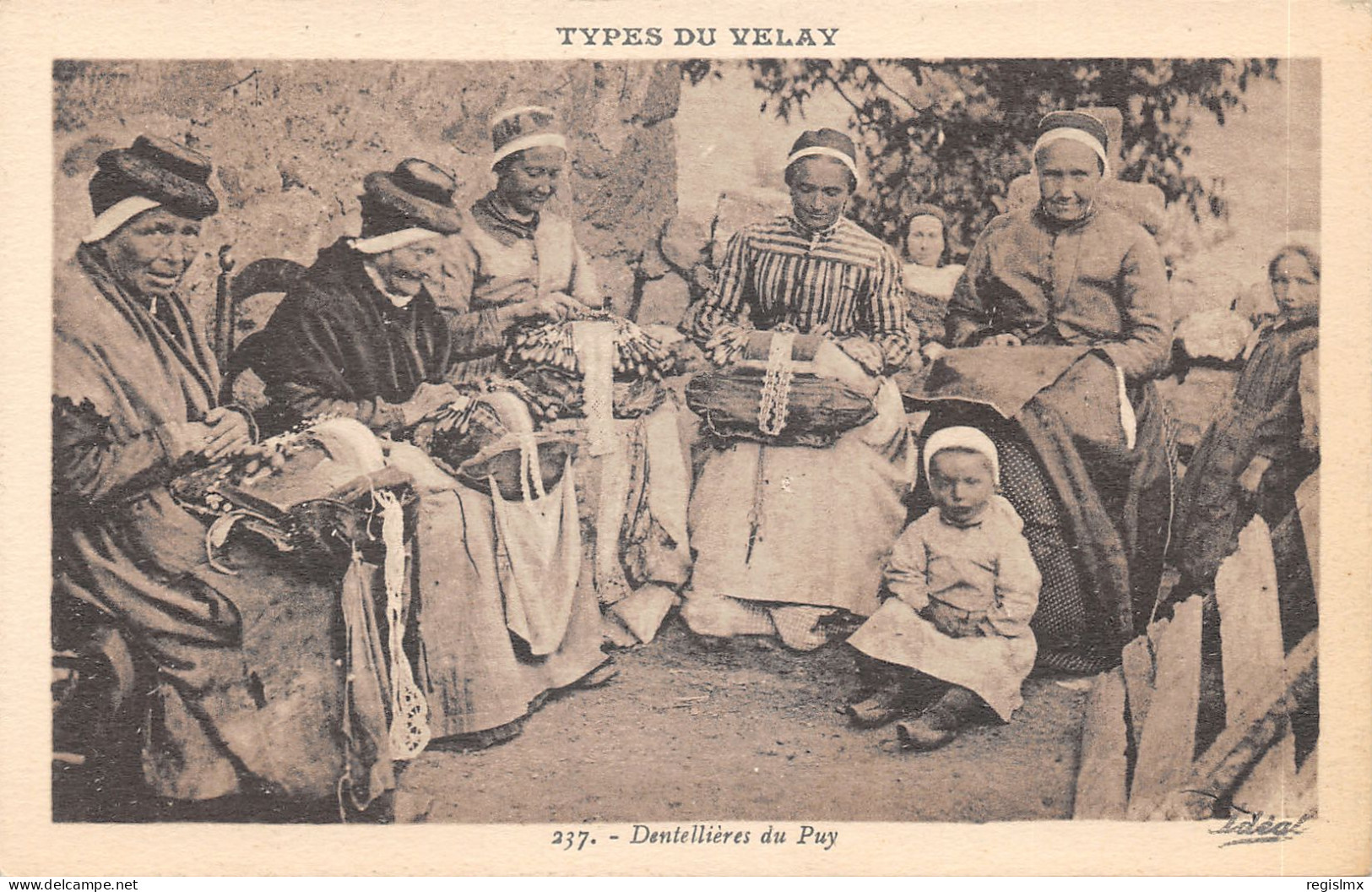 43-LE PUY EN VELAY-DENTELLIERES-N°2154-B/0377 - Le Puy En Velay