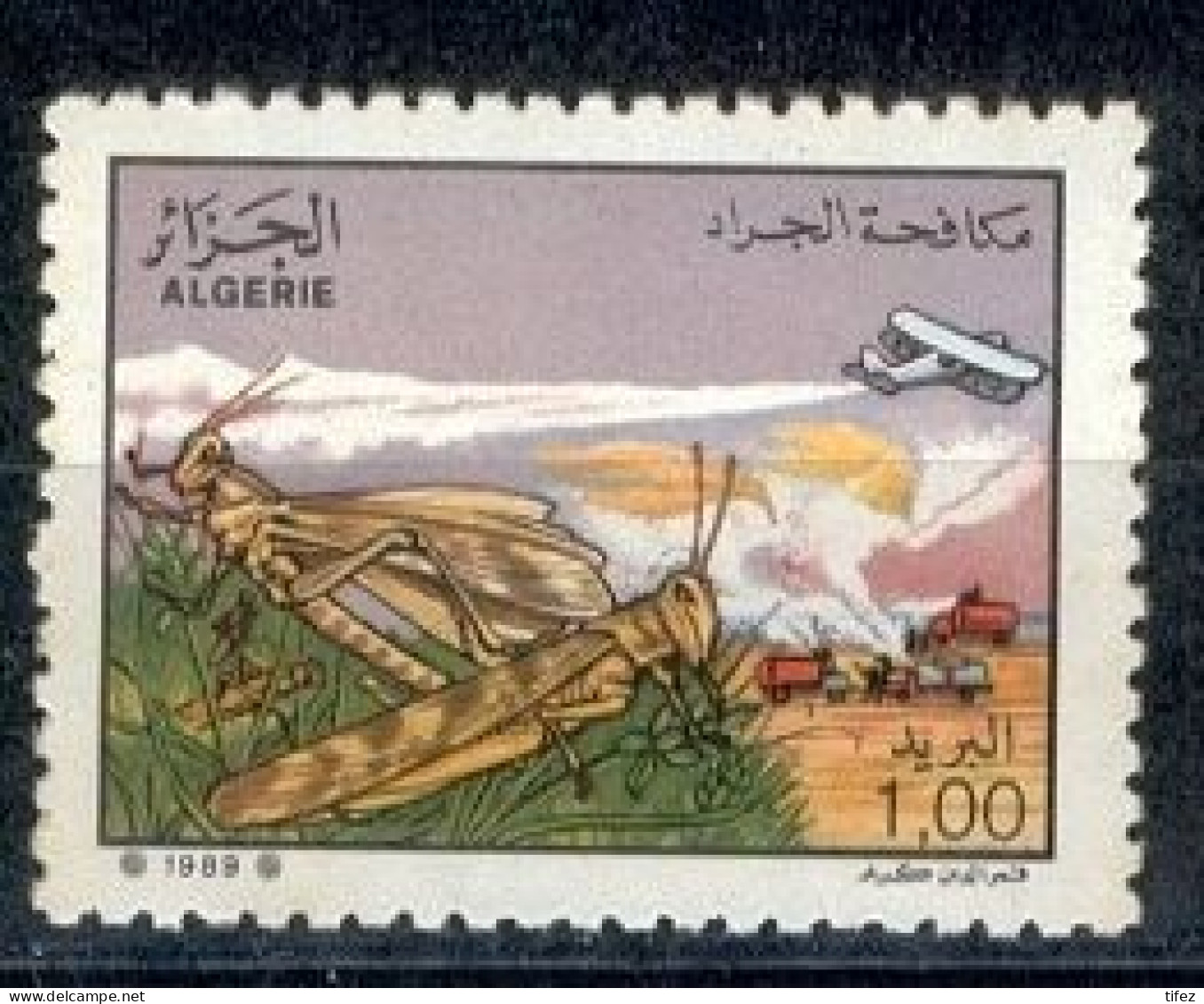 Année 1989-N°953 Neuf**MNH : Lutte Anti-acridienne - Algeria (1962-...)