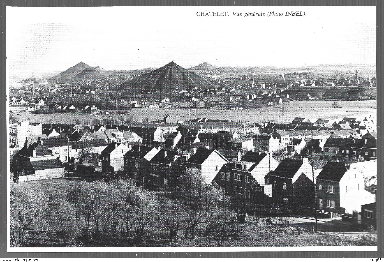 1980  --  BELGIQUE . CHATELET . VUE DU VILLAGE . 4B161 - Ohne Zuordnung