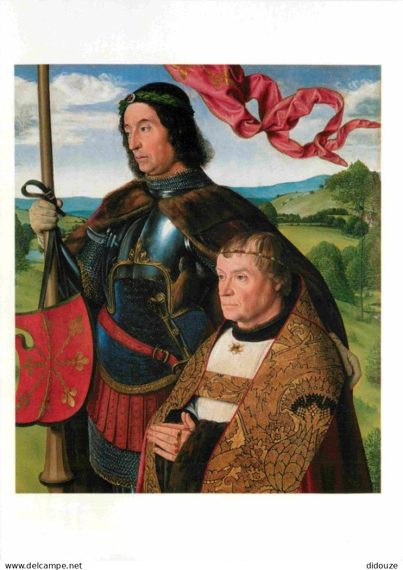 Art - Peinture Religieuse - Maitre De Moulins - Master Of Moulins - Saint Maurice With A Donor - CPM - Carte Neuve - Voi - Tableaux, Vitraux Et Statues