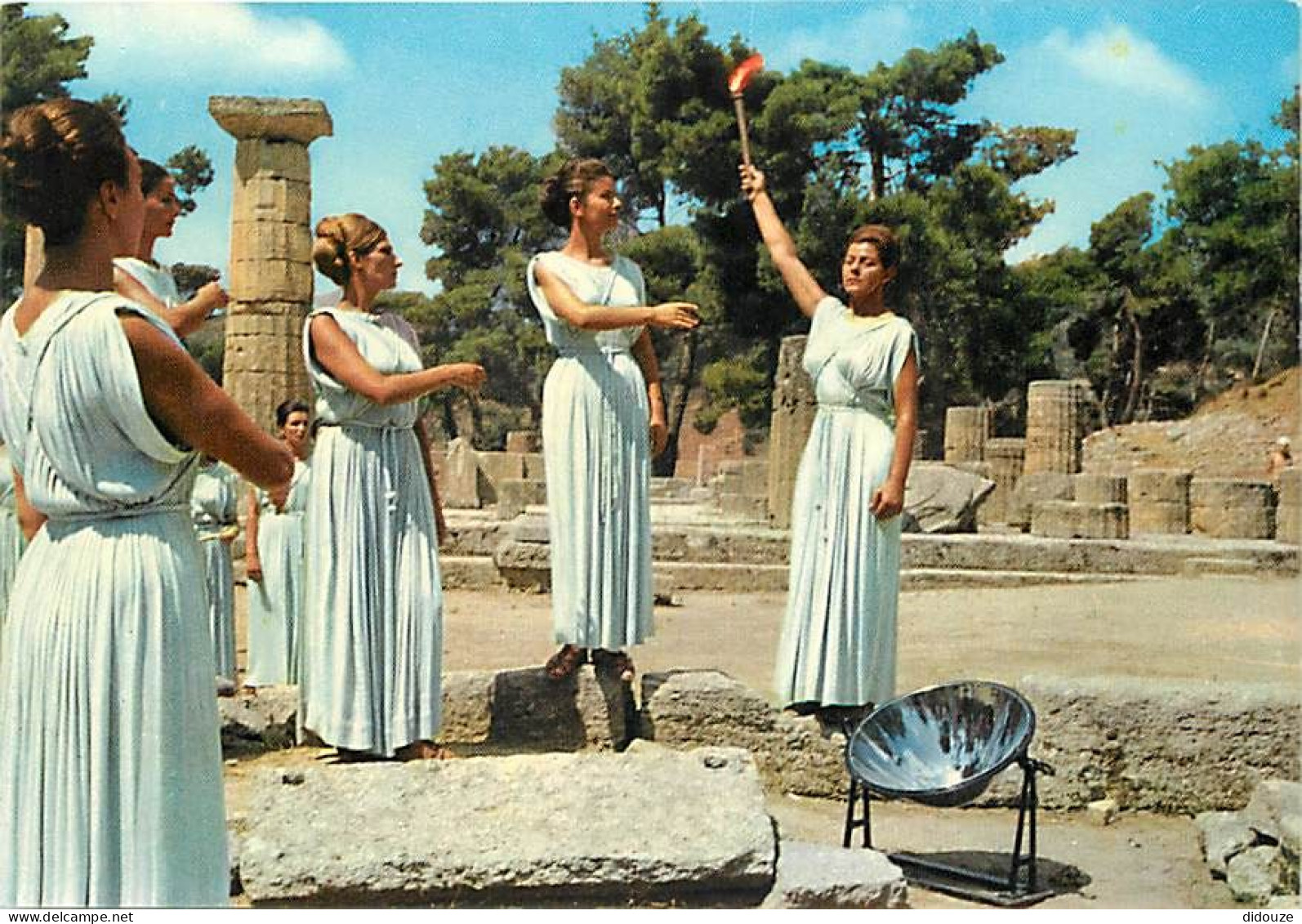 Grèce - Athènes - Athína - Olympie - L' Allumage De La Flamme Olympique - JO - Jeux Olympiques - Carte Neuve - CPM - Voi - Greece