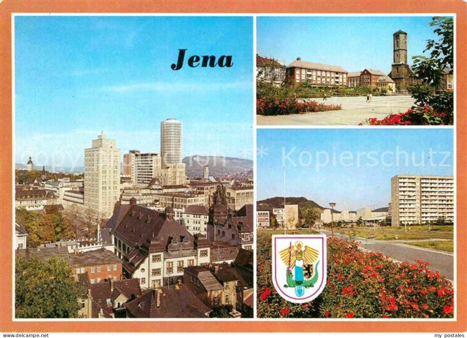 72619547 Jena Thueringen VEB Carl Zeiss Platz Der Kosmonauten Stadtkirche St Mic - Jena