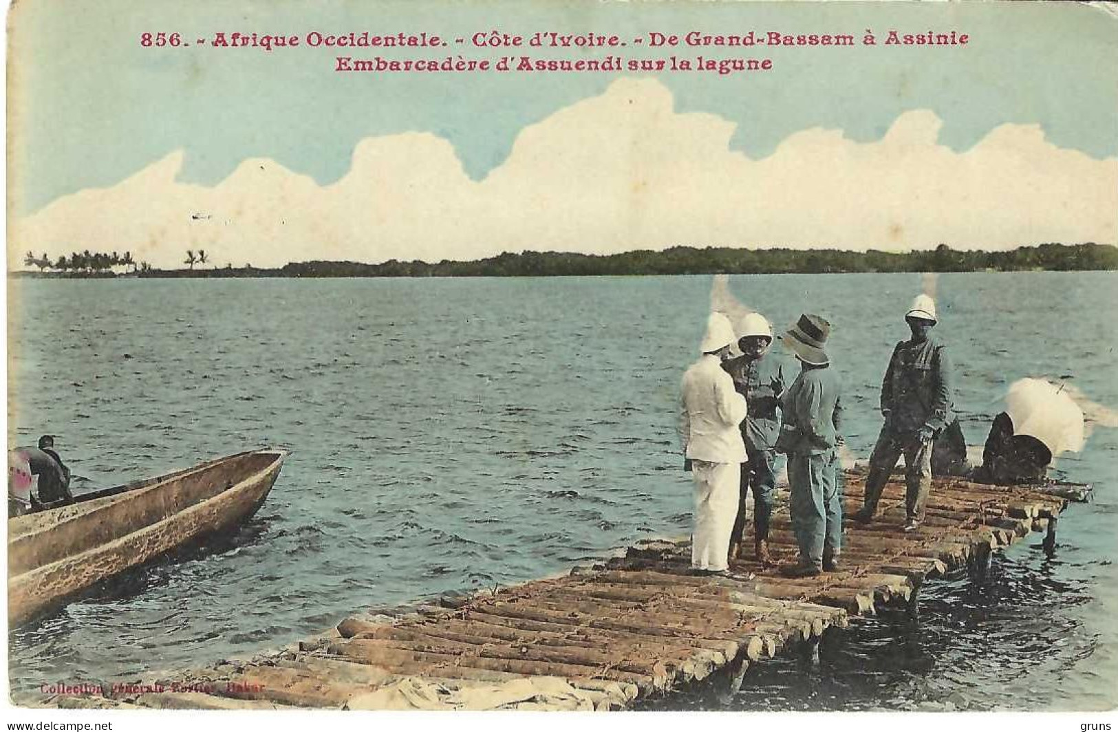 Afrique Occidentale Cote D'Ivoire De Grand Bassam à Assinie Embarcadère D'Assuendi Sur La Lagune 856 - Ivory Coast