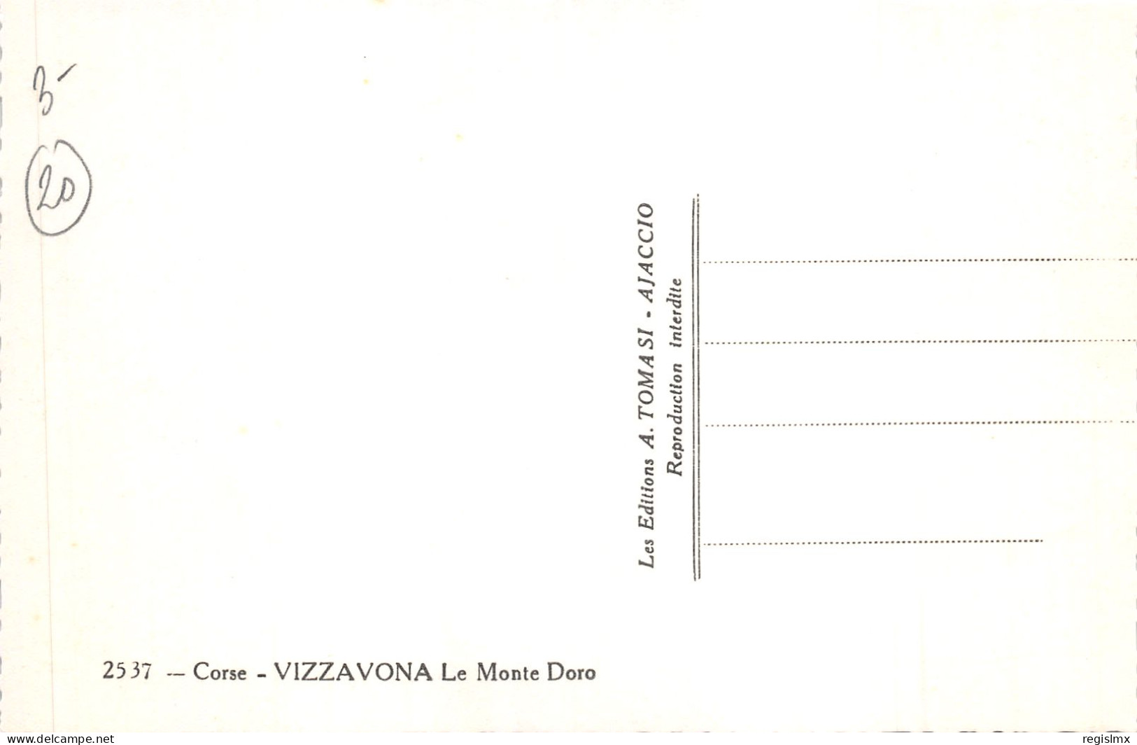 20-VIZZAVONA-N°2161-A/0337 - Andere & Zonder Classificatie