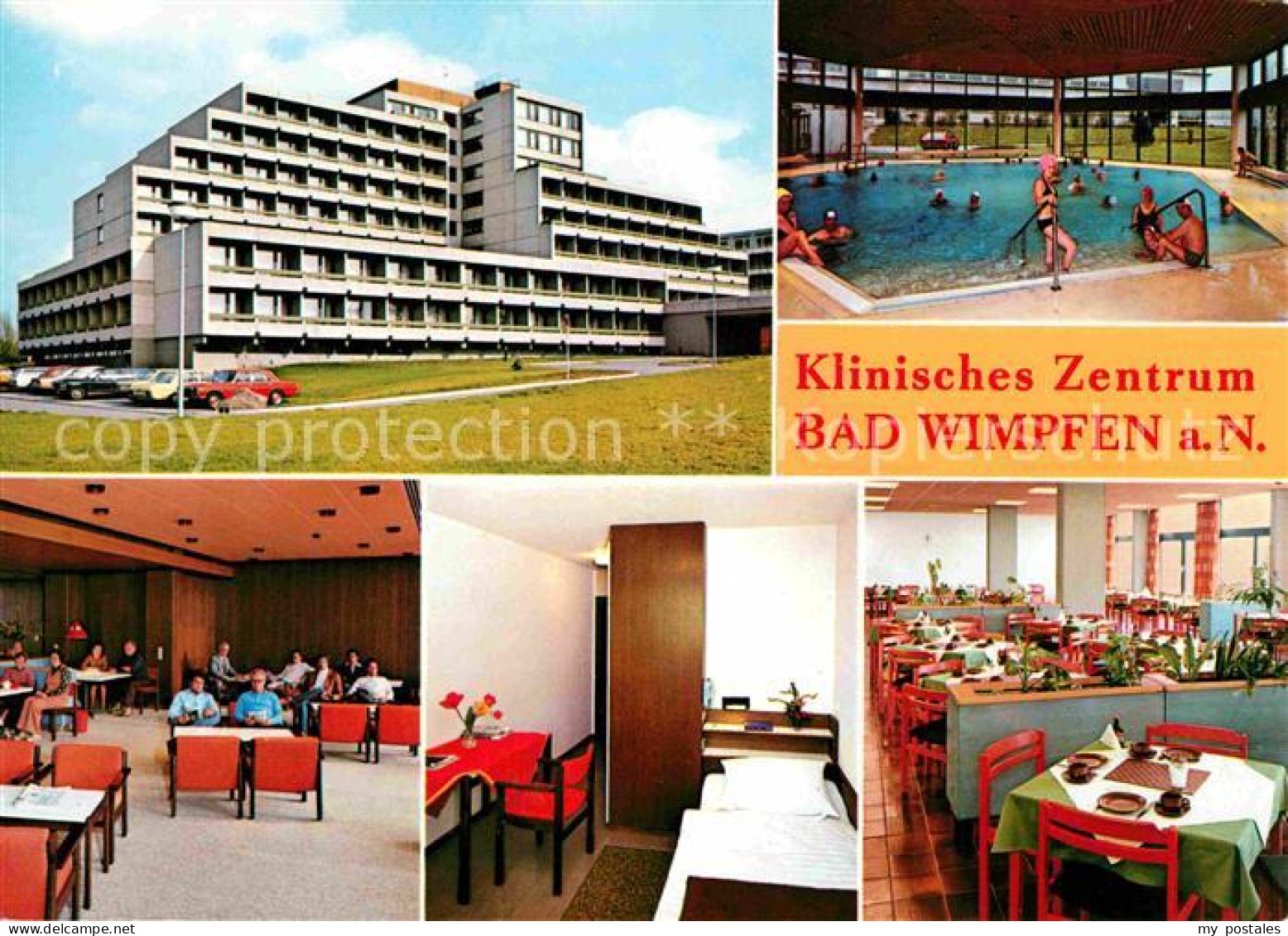 72619299 Bad Wimpfen Klinisches Zentrum Hallenbad Speisesaal Patientenzimmer Bad - Bad Wimpfen