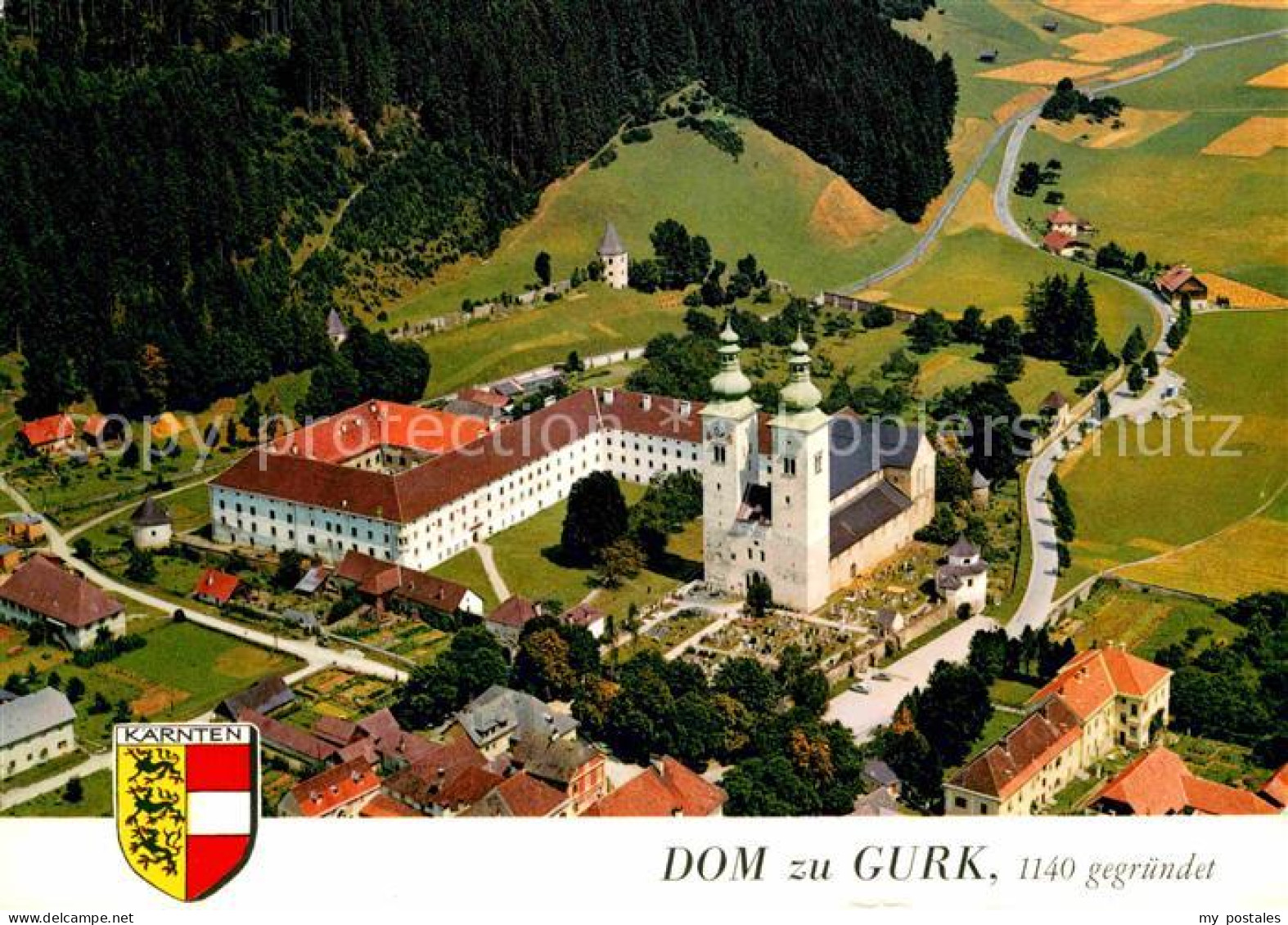 72619273 Gurk Romanischer Dom Fliegeraufnahme Gurk - Other & Unclassified