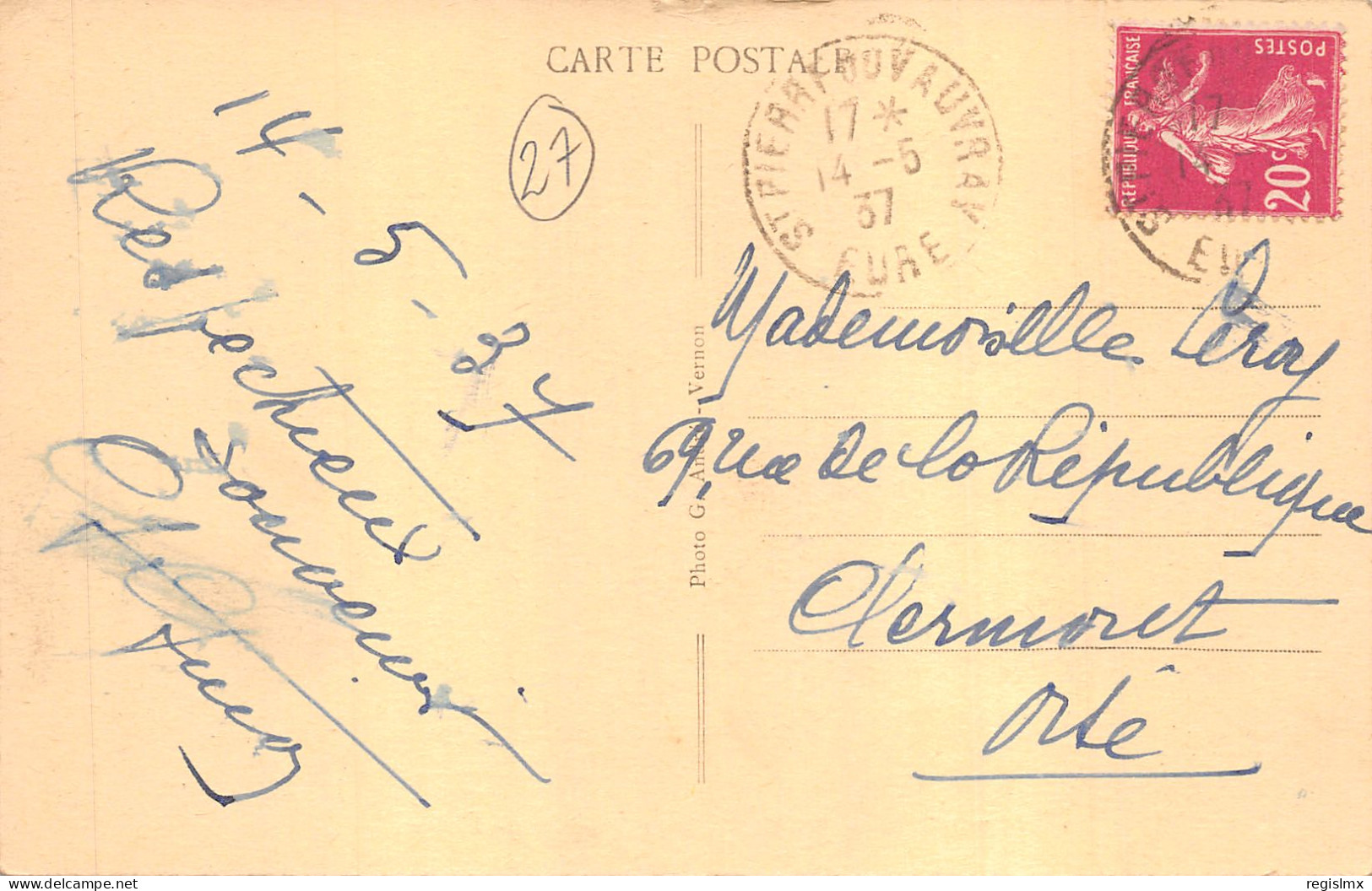 27-SAINT PIERRE DU VAUVRAY-N°2161-D/0379 - Other & Unclassified