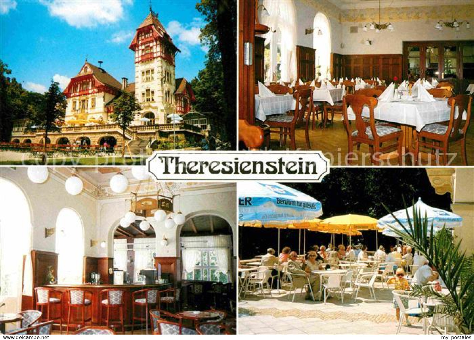 72617514 Hof Saale Theresienstein Gastraum Bar Terrasse Hof - Hof