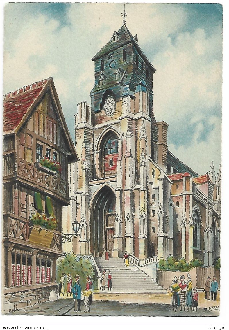 EGLISE SAINT - JACQUES.-  LISIEUX.- ( FRANCIA ) - Kerken En Kathedralen