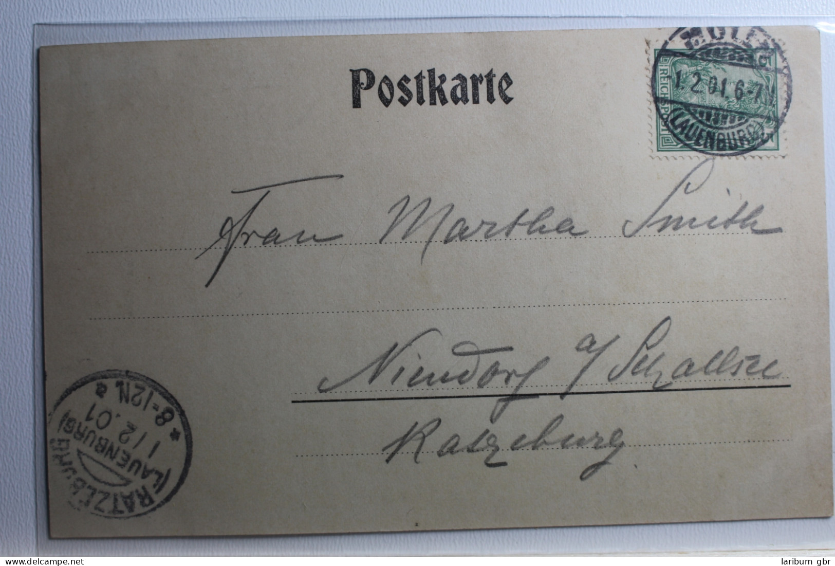 AK Mölln I. Lbg. Stadtansicht 1901 Gebraucht #PC588 - Autres & Non Classés