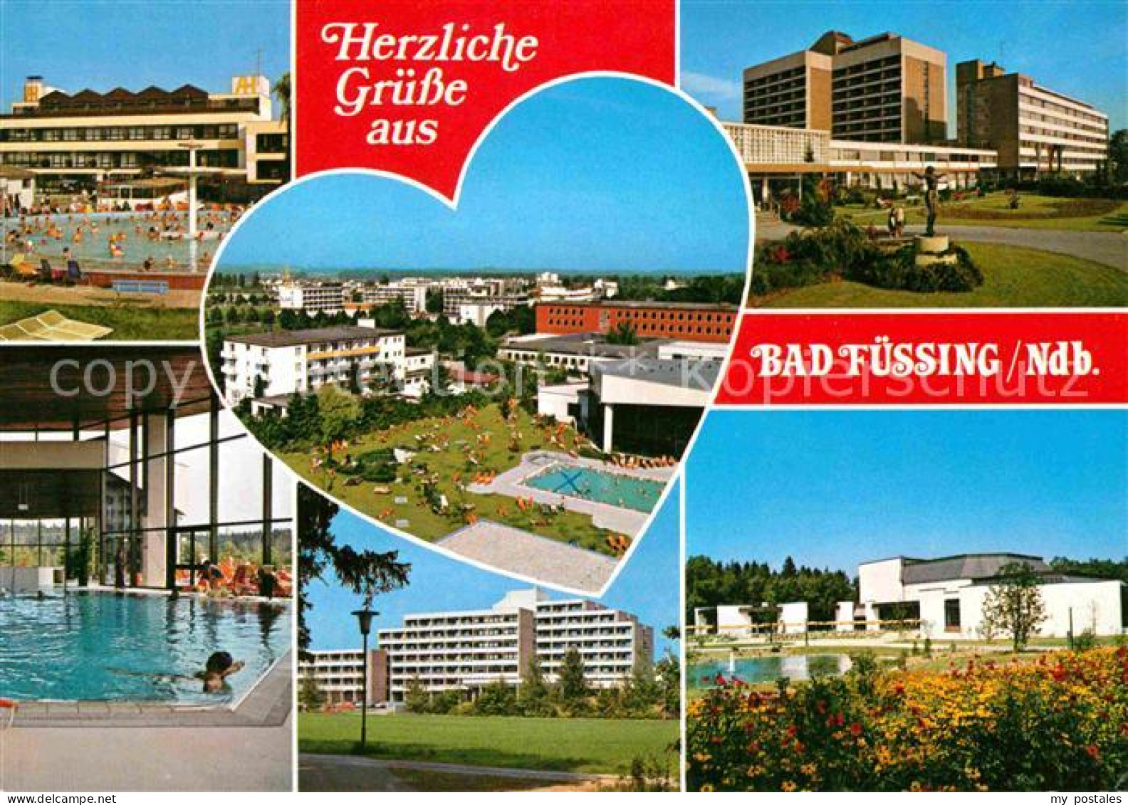 72616680 Bad Fuessing Kurhaus Freibad Hallenbad Teilansichten Aigen - Bad Füssing