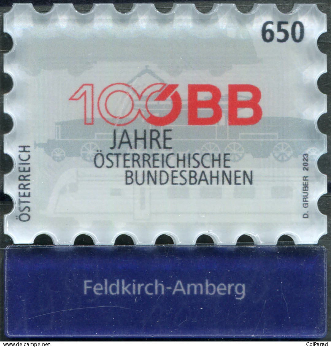 AUSTRIA - 2023 - S/S MNH ** - Railway Company ÖBB. Feldkirch-Amberg - Neufs