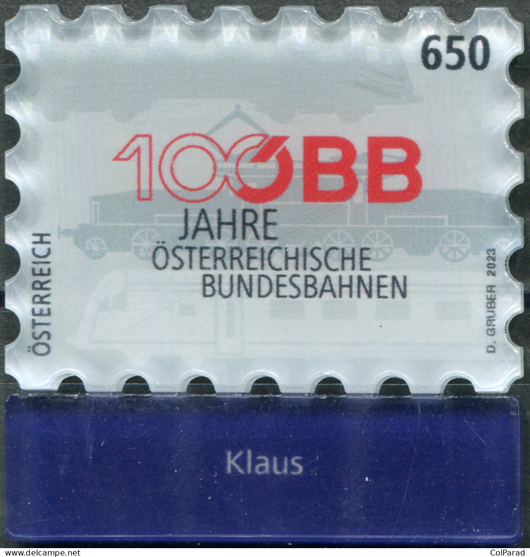 AUSTRIA - 2023 - S/S MNH ** - 100 Years Of The Railway Company, ÖBB. Klaus - Neufs