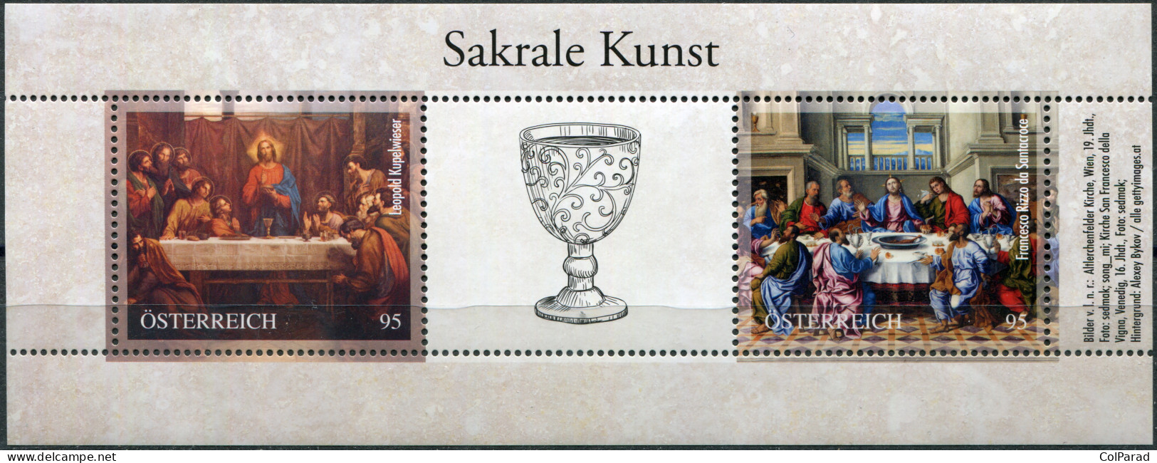 AUSTRIA - 2024 - SOUVENIR SHEET MNH ** - Sacred Art - Neufs