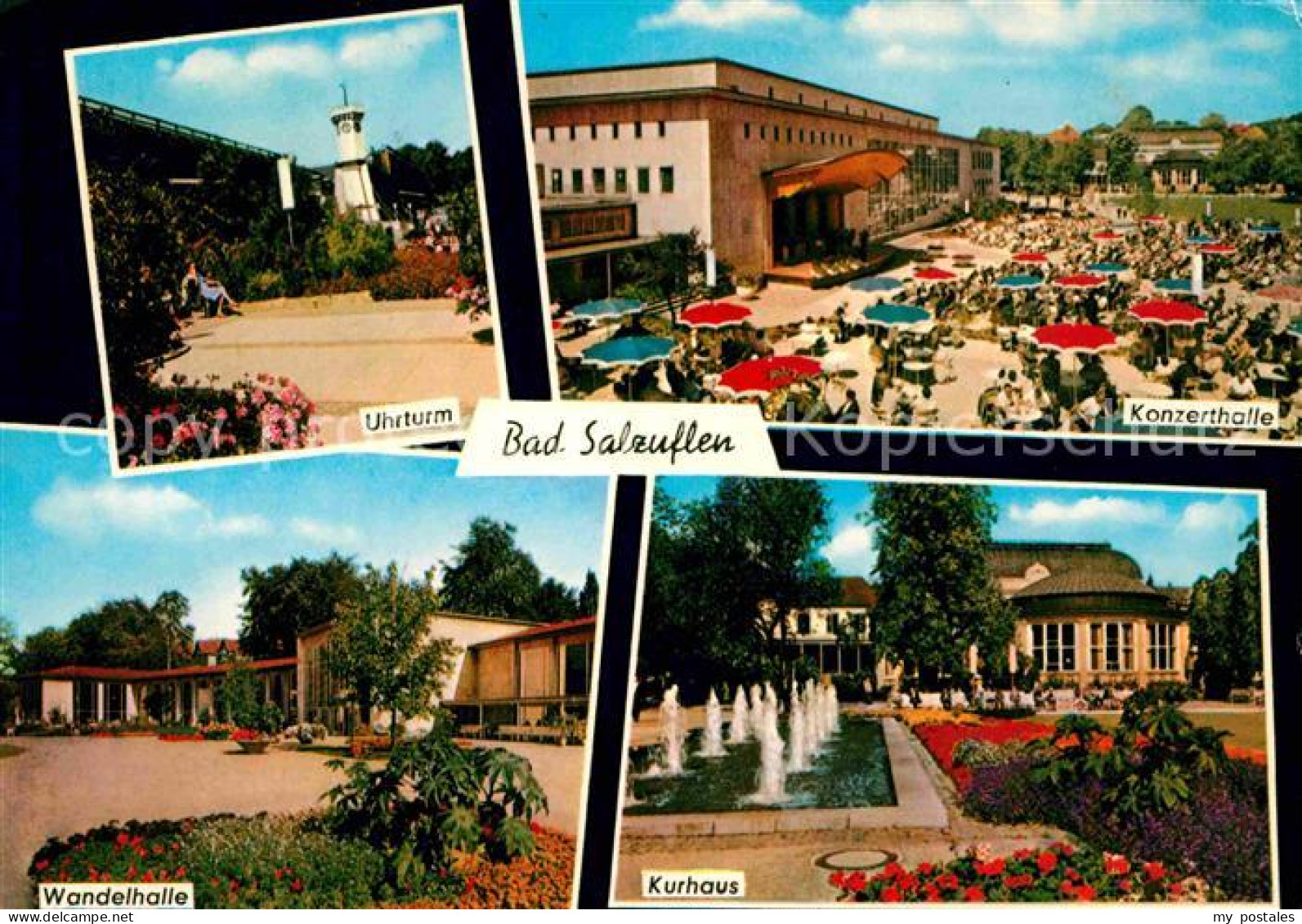 72615699 Bad Salzuflen Uhrturm Konzerthalle Wandelhalle Kurhaus Bad Salzuflen - Bad Salzuflen