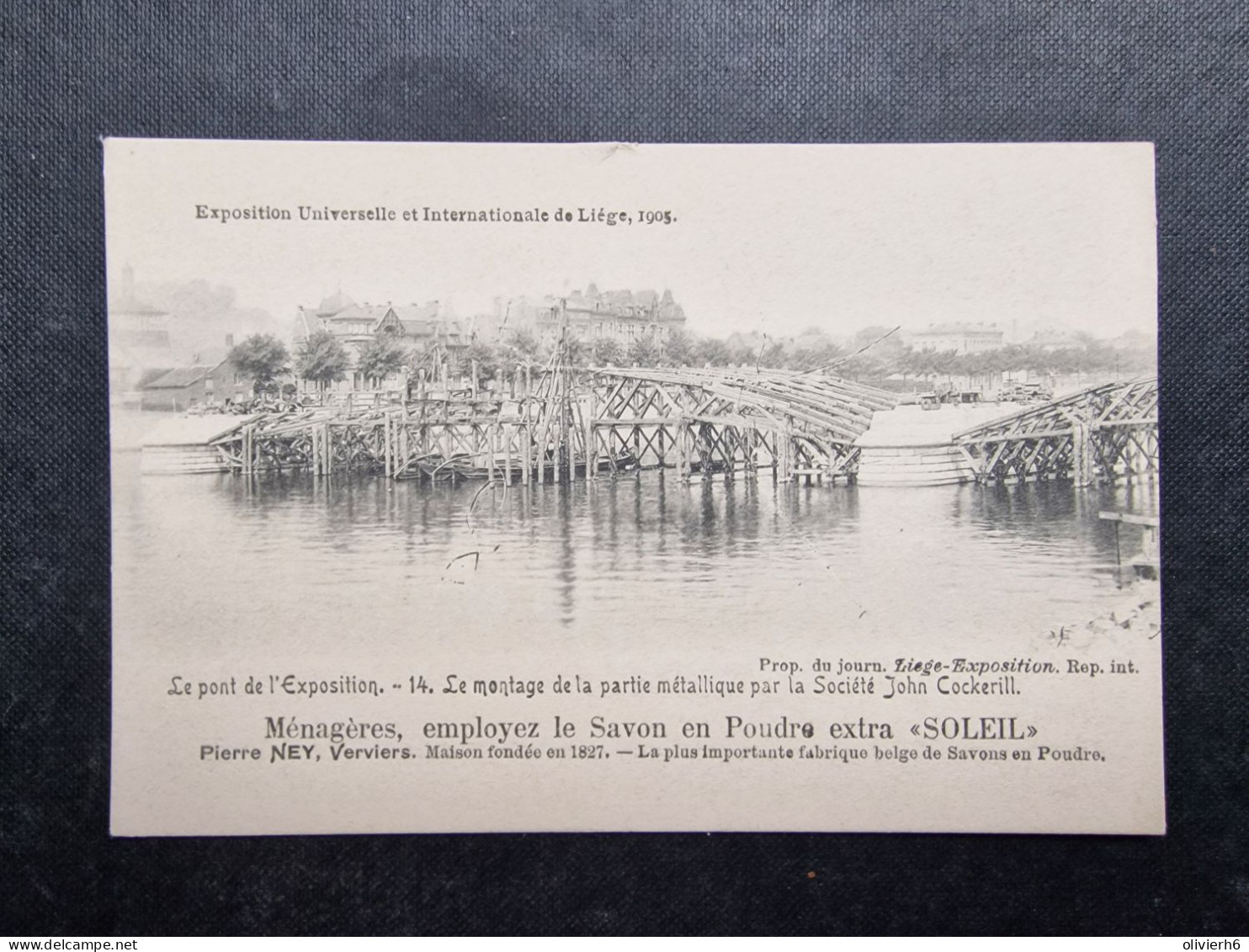 CP BELGIQUE (M2409) LIEGE EXPOSITION 1905 (2 Vues) Pierre Ney Verviers Soleil Le Pont De L'exposition John Cockerill - Liege