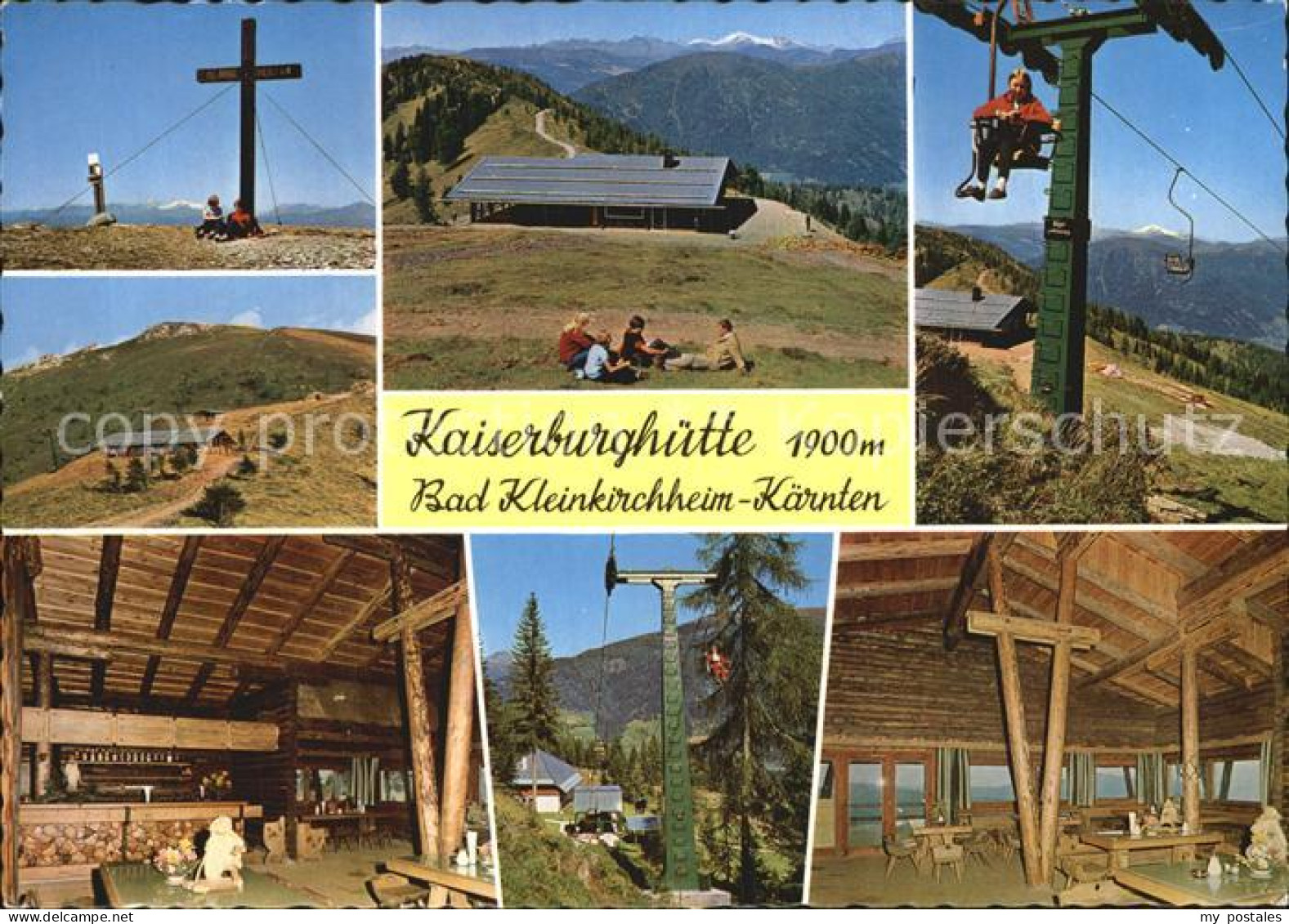 72614605 Bad Kleinkirchheim Kaernten Gipfelkreuz Kaiserburghuette Sessellift Kle - Andere & Zonder Classificatie