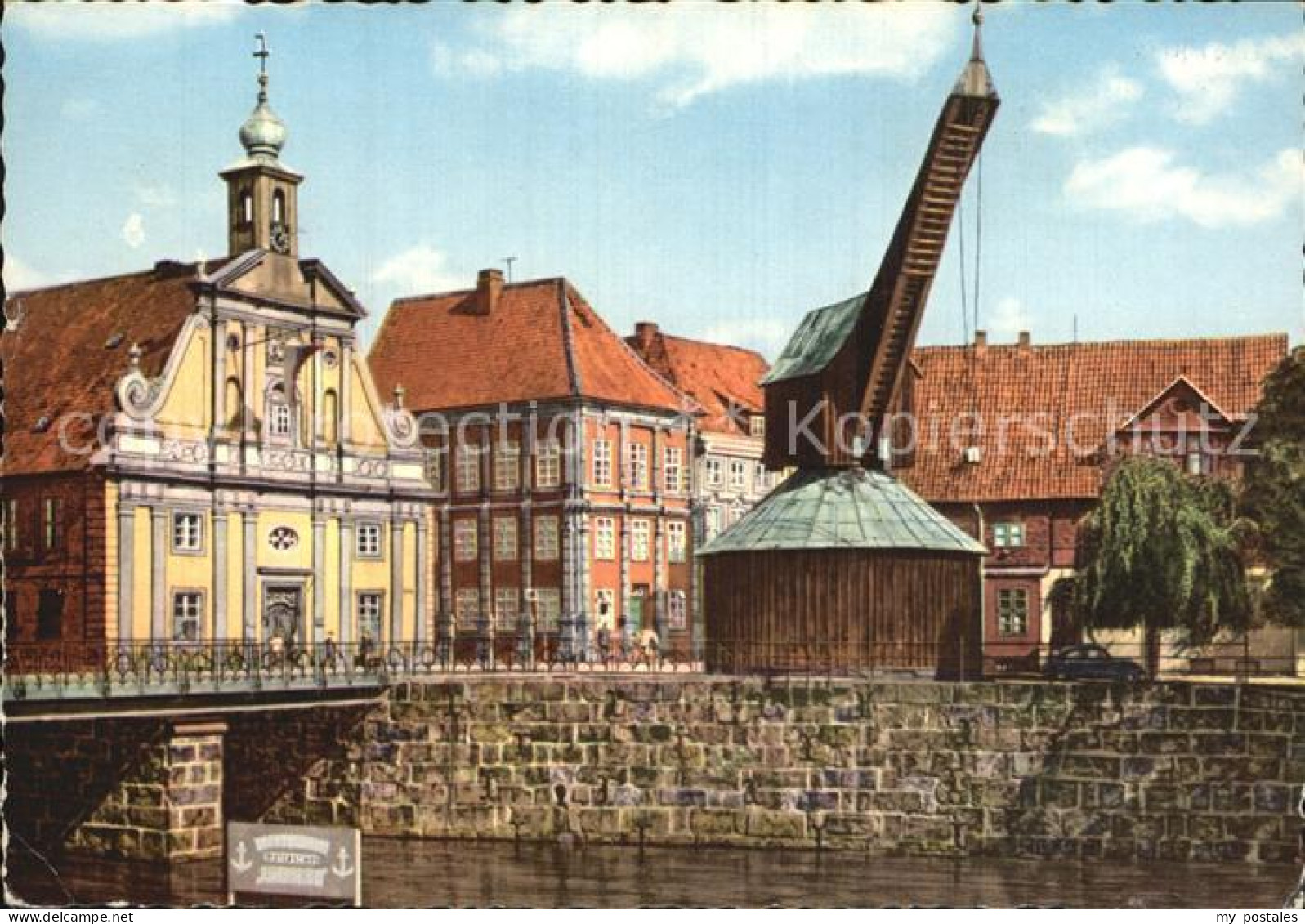 72614506 Lueneburg Kaufhaus Und Alter Kran Lueneburg - Lüneburg