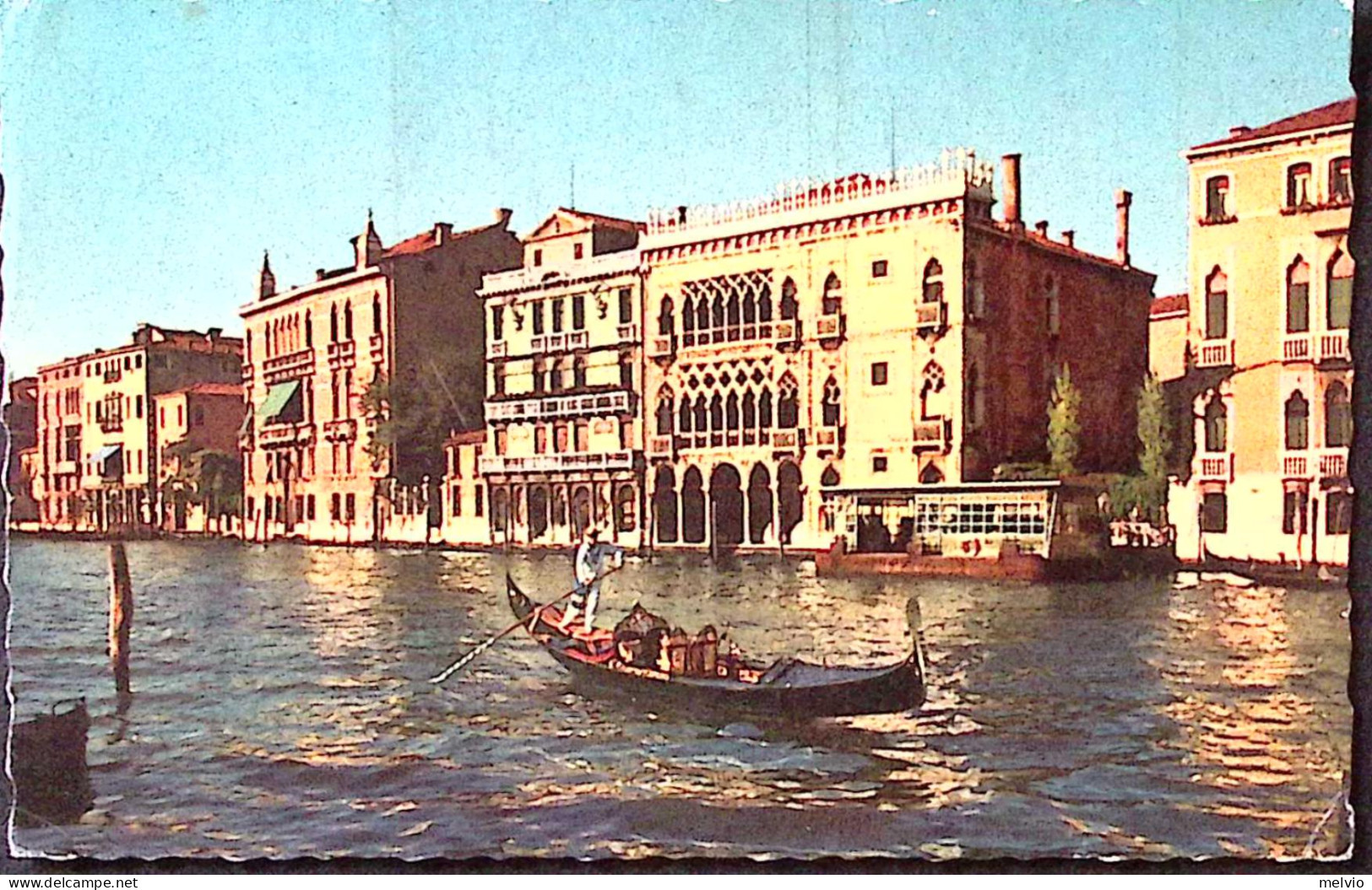 1962-UNITA' D''ITALIA Lire 40 (928) Isolato Su Cartolina (Venezia) Per La Svizze - Venetië (Venice)