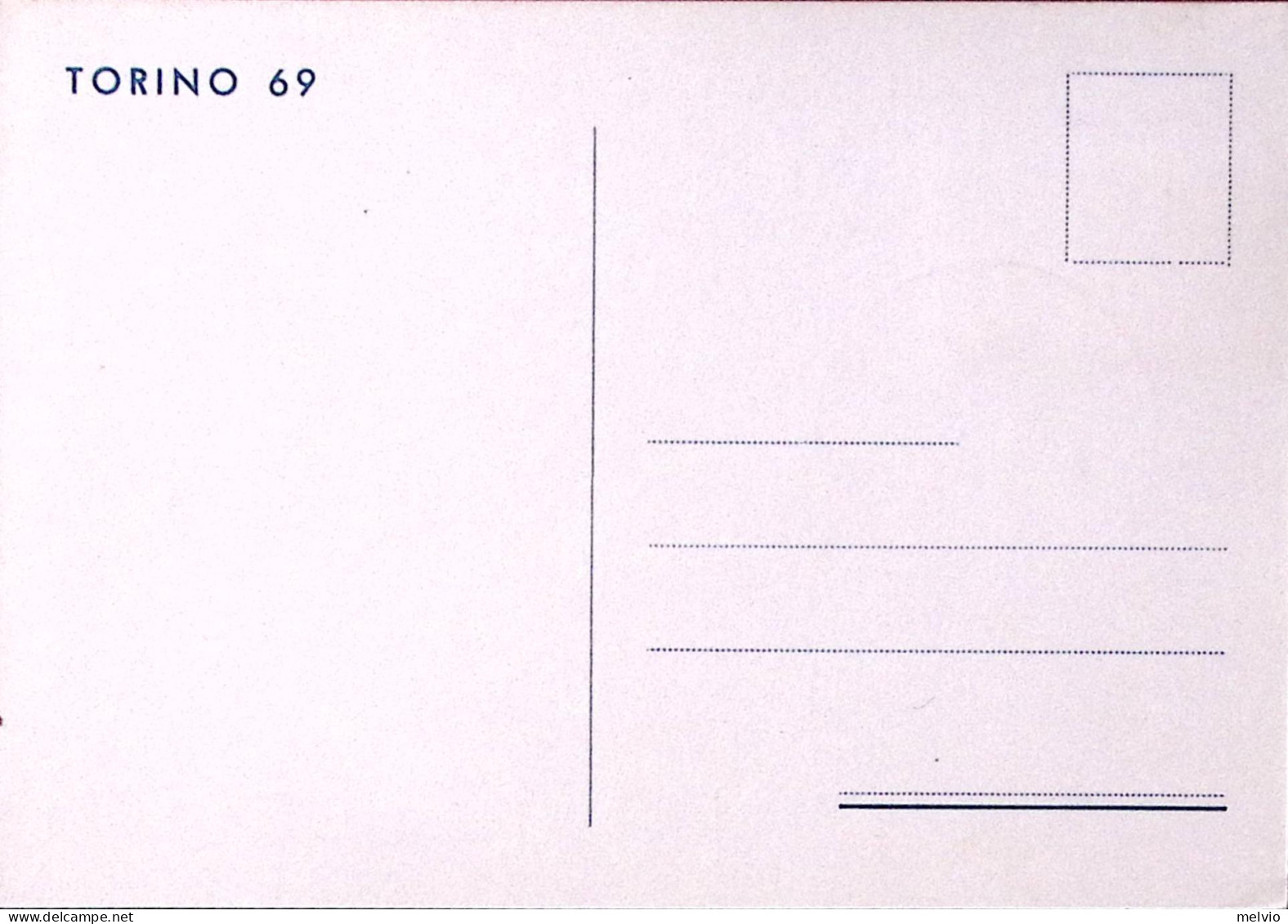 1969-TORINO 50 Congresso Filatelico Italiano (29.6) Annullo Speciale Su Cartolin - 1961-70: Marcophilie