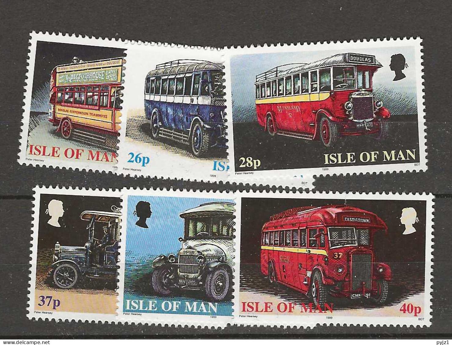 1999 MNH Isle Of Man Mi 820-25 Postfris** - Isle Of Man