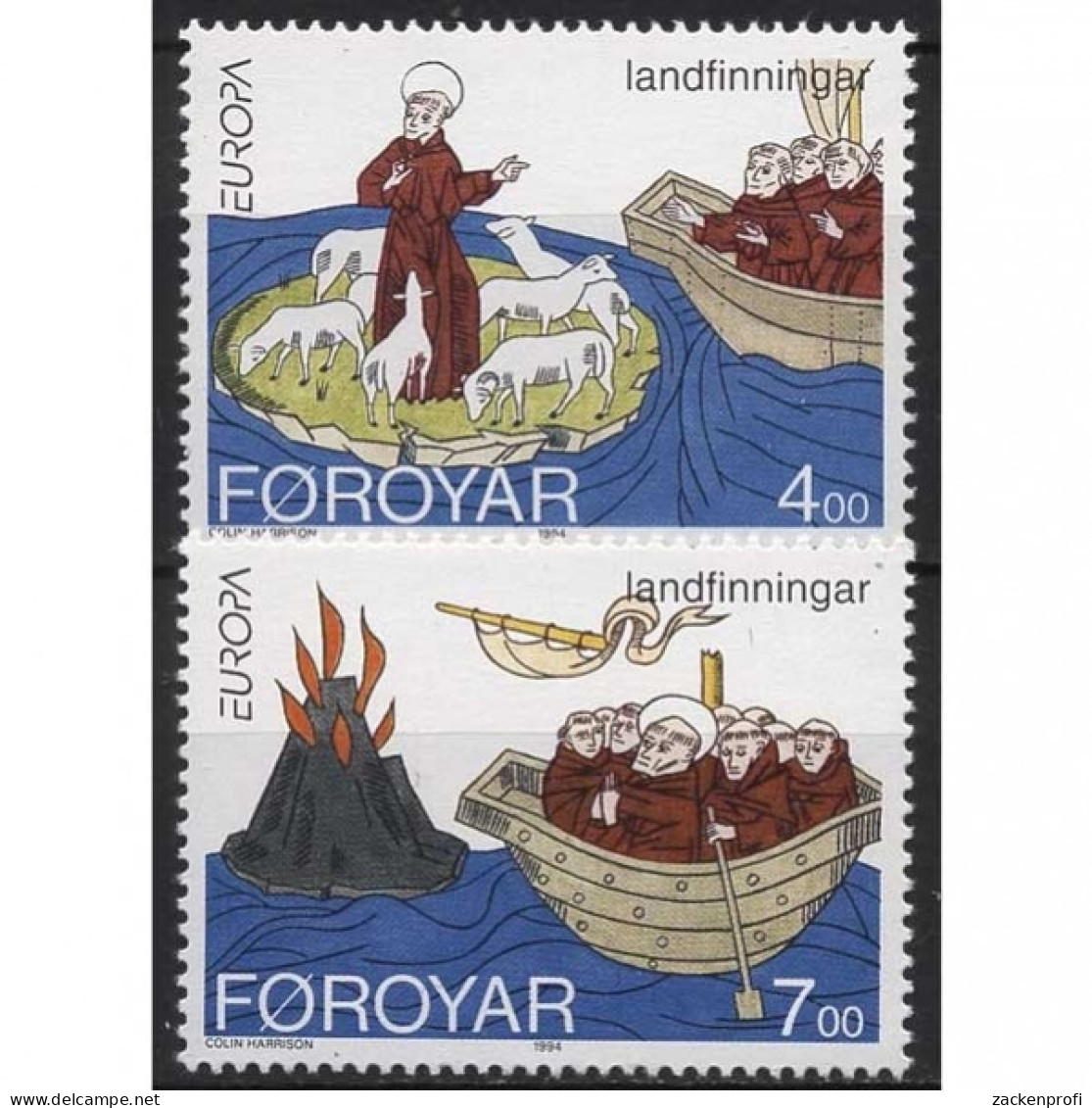 Färöer 1994 Europa CEPT: Entdeckungen Und Erfindungen 260/61 I Postfrisch - Féroé (Iles)