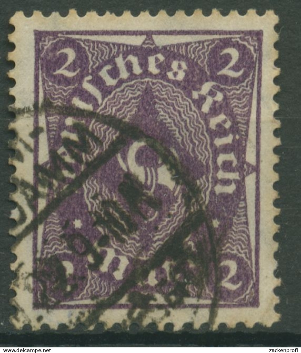 Deutsches Reich 1922/23 Posthorn Einfarbig 224 A Gestempelt Geprüft - Used Stamps