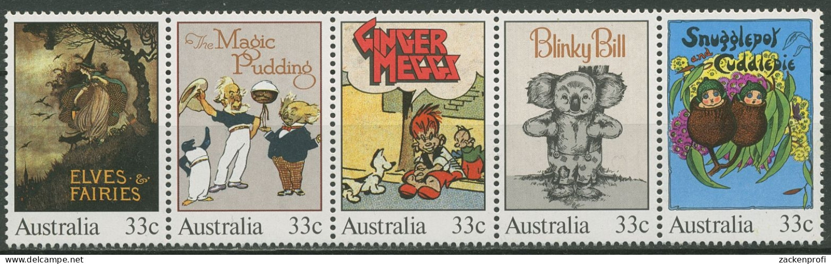 Australien 1985 Kinderbücher 940/44 ZD Postfrisch (C29209) - Ungebraucht