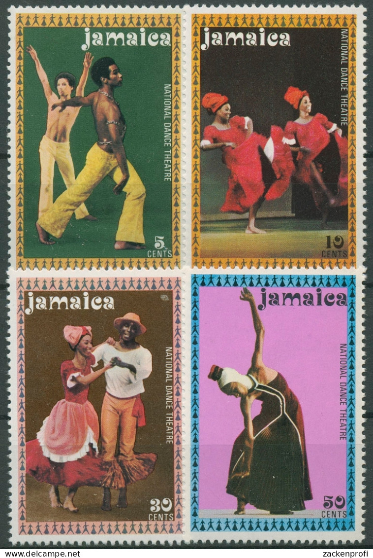 Jamaika 1974 Tanz Nationalballett 383/86 Postfrisch - Jamaique (1962-...)